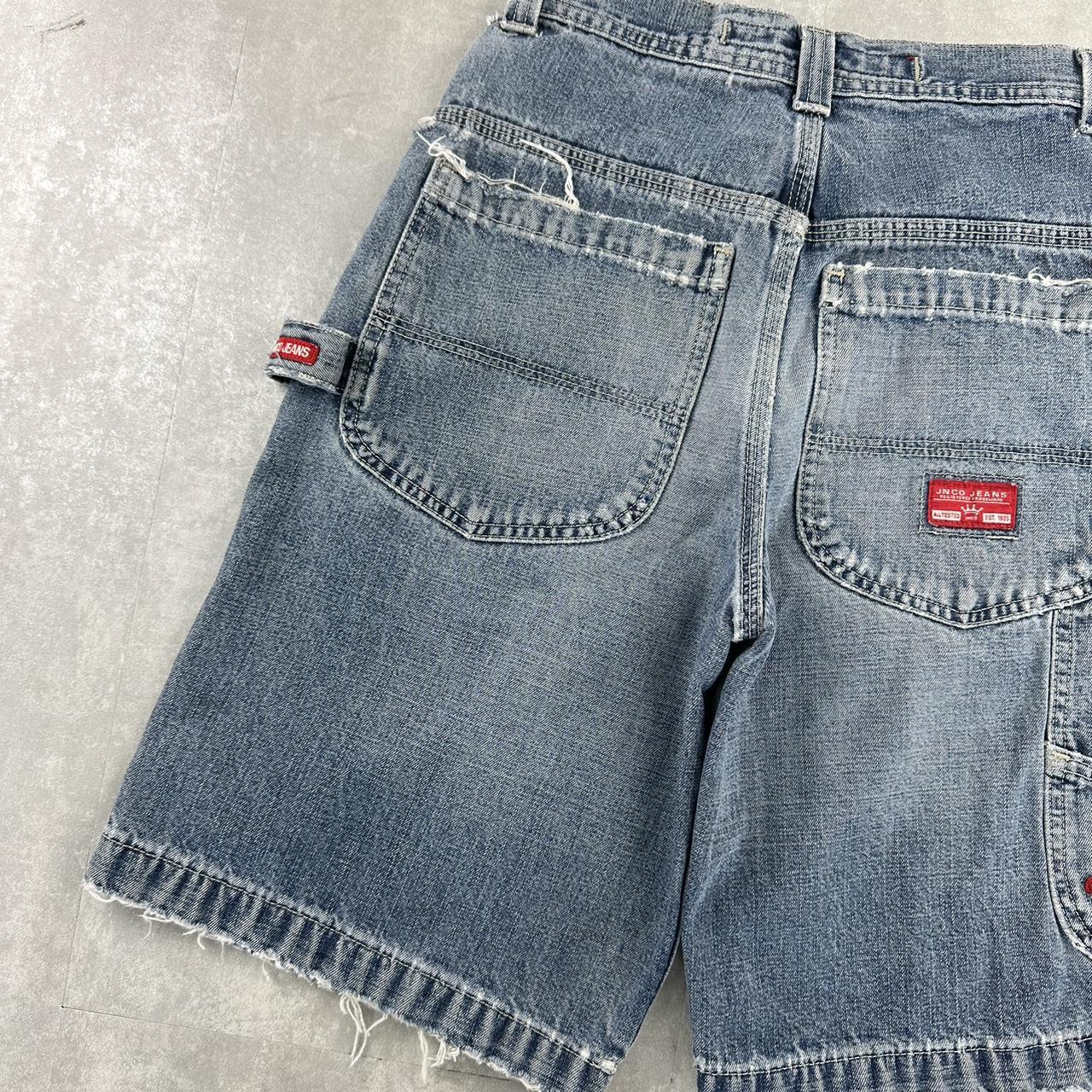 JNCO Jeans 2000s spellout carpenter fit skate jorts