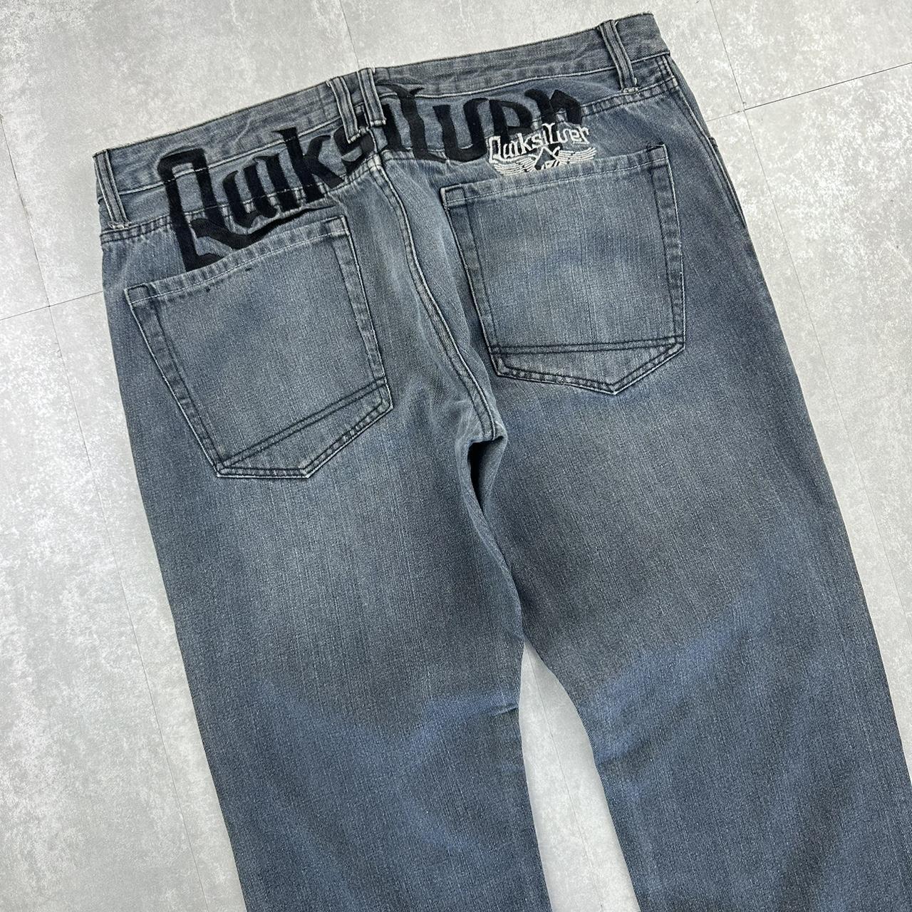 Quiksilver grunge jeans 2000s spellout carpenter jeans