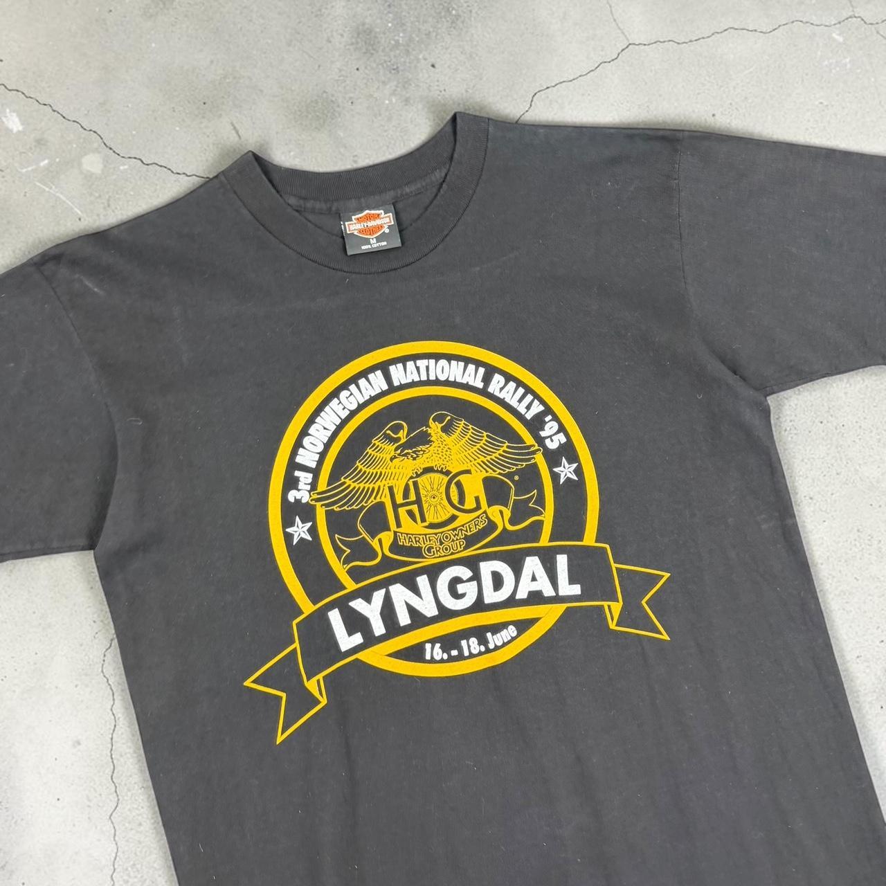 Harley Davidson biker Vintage Y2K Norway choppers T-Shirt