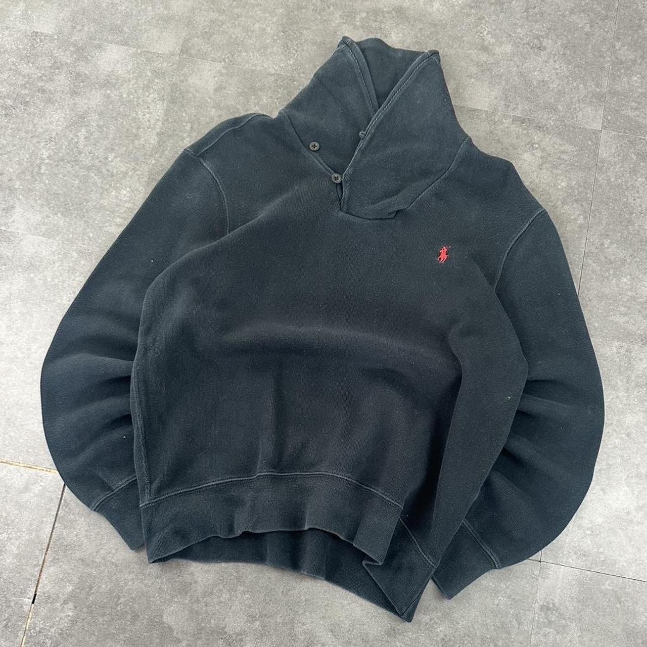 Polo Ralph Lauren 90s chunky knit pullover knit 1/4 zip jumper