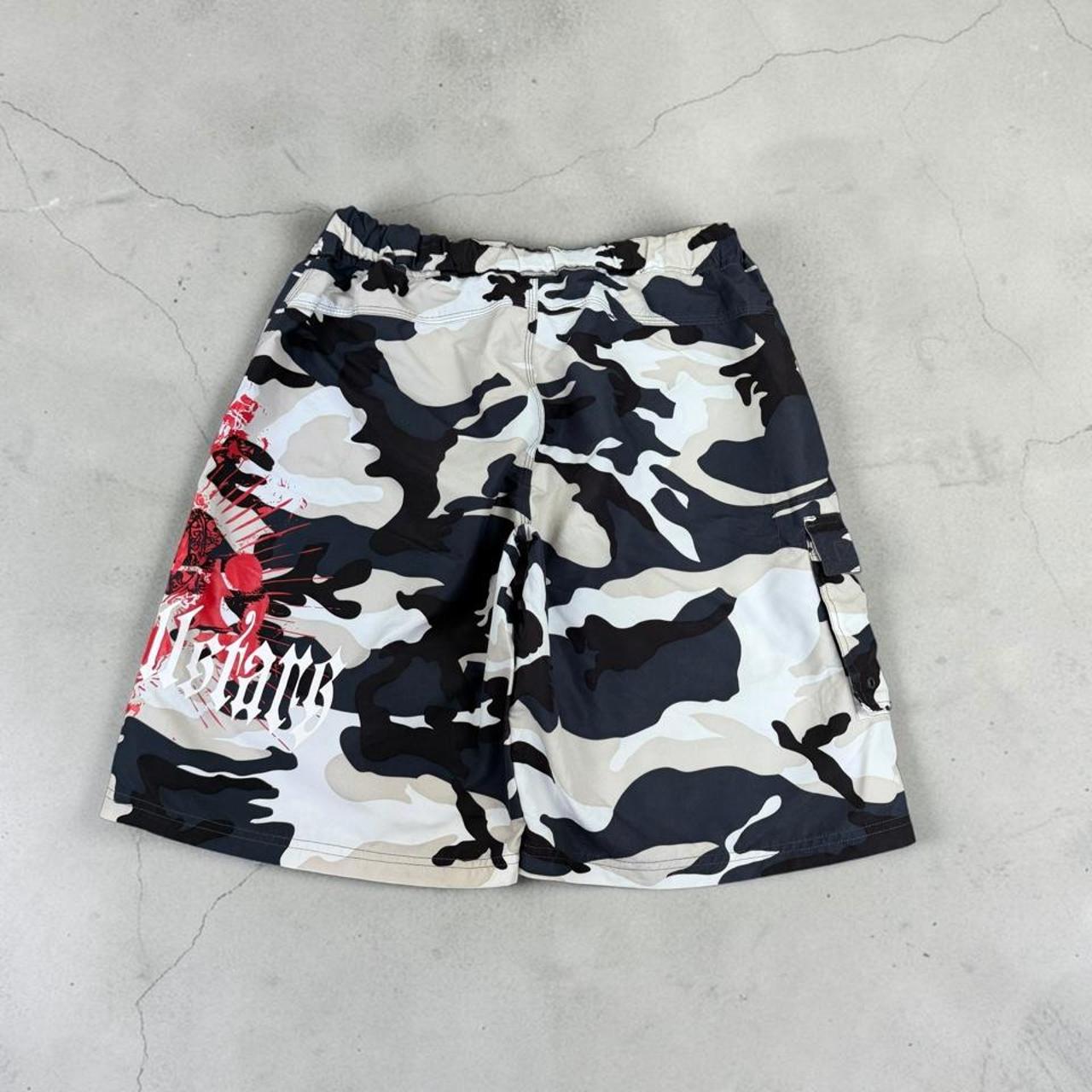 Rodeo camo Surfwear Y2K swim shorts