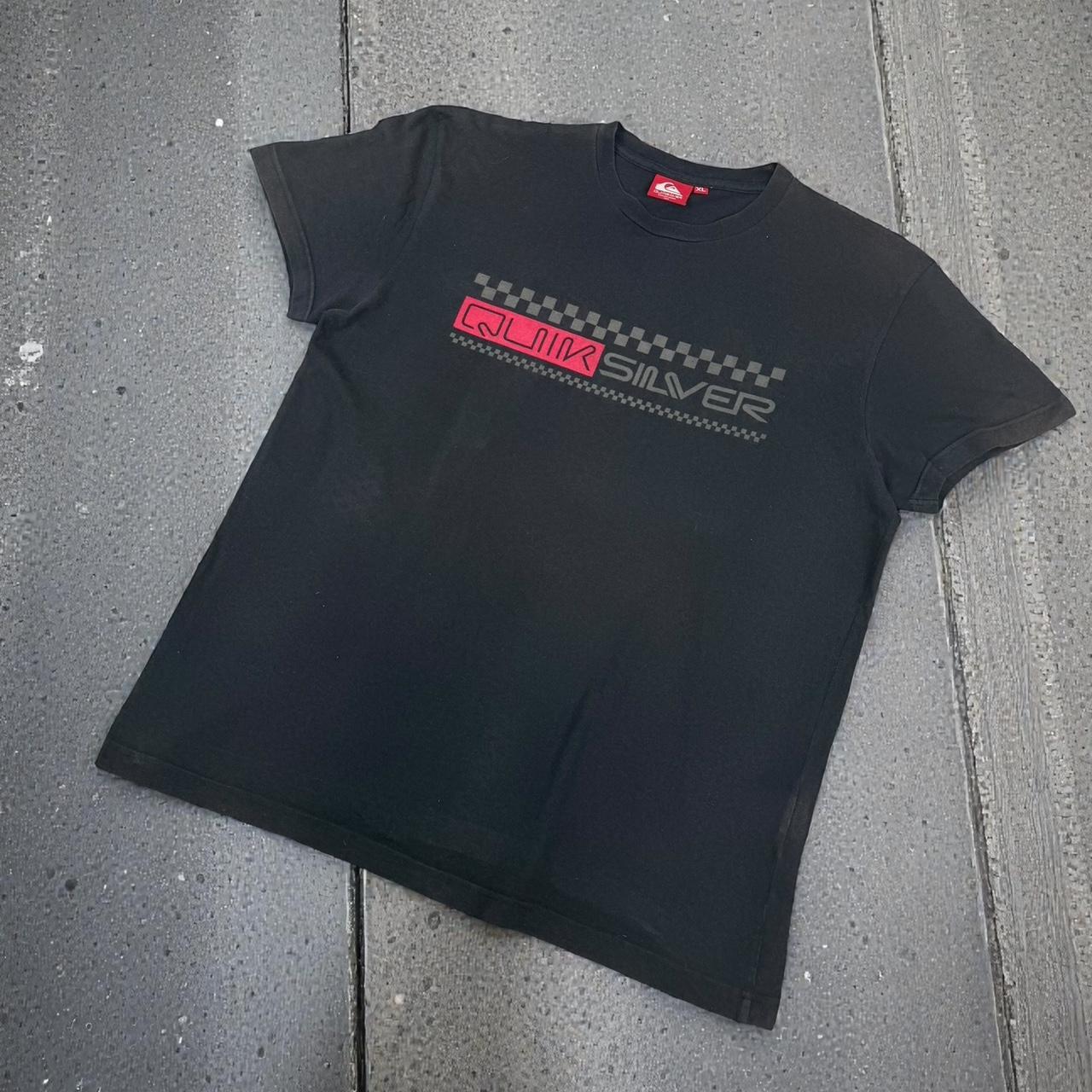 Quiksilver Vintage Y2K Surfwear logo boxy T-Shirt