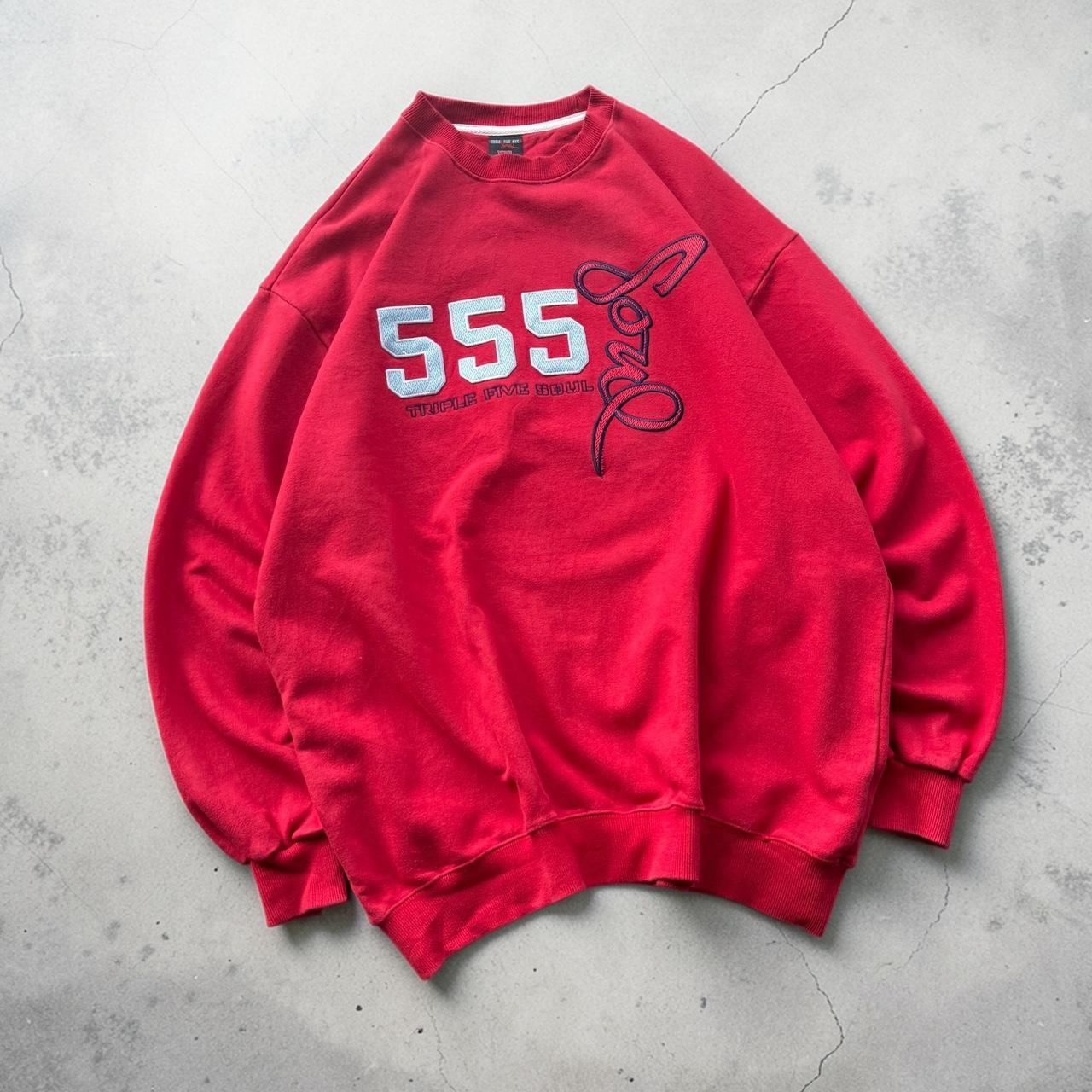 Triple Five NYC Vintage Y2K Hiphop 2000s spellout sweatshirt