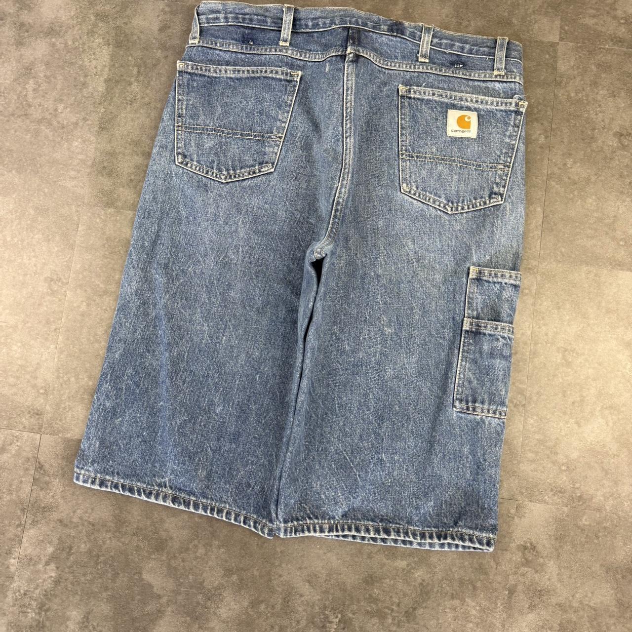 Carhartt 2000s dungaree workwear comfort fit cargo shorts