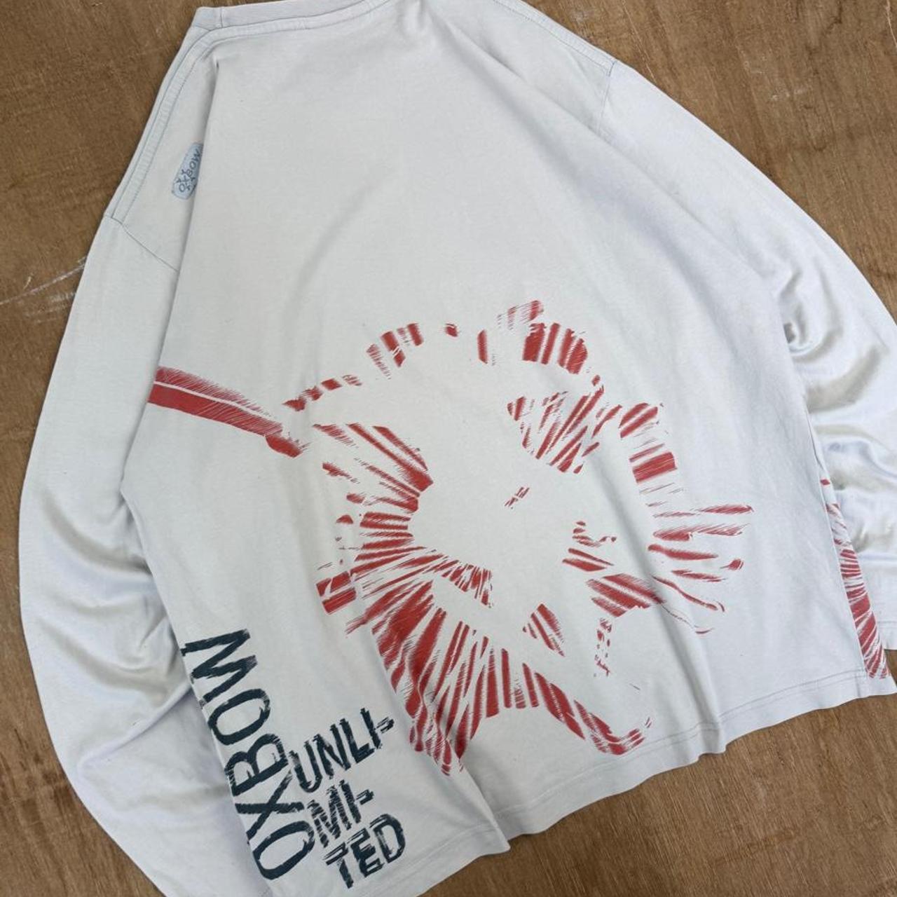 Oxbow Vintage Y2K skiing print long sleeve T-Shirt