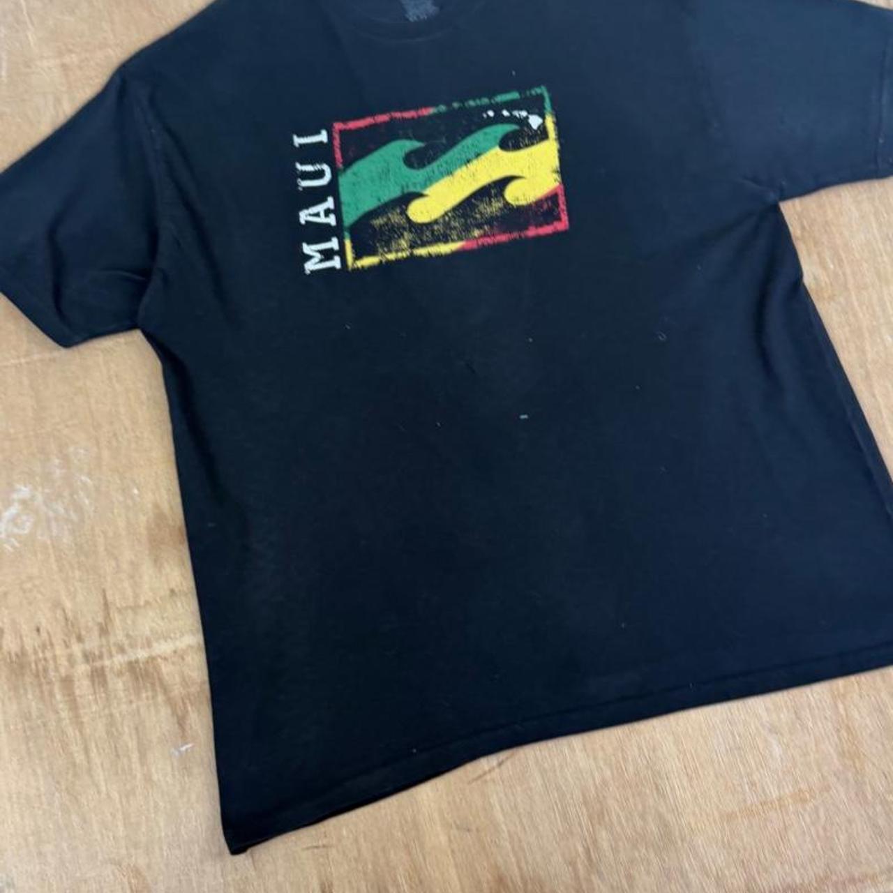 Billabong black Rasta Surfwear Y2K T-Shirt