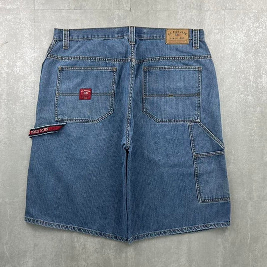 US Polo Assn 2000s spellout carpenter style jorts