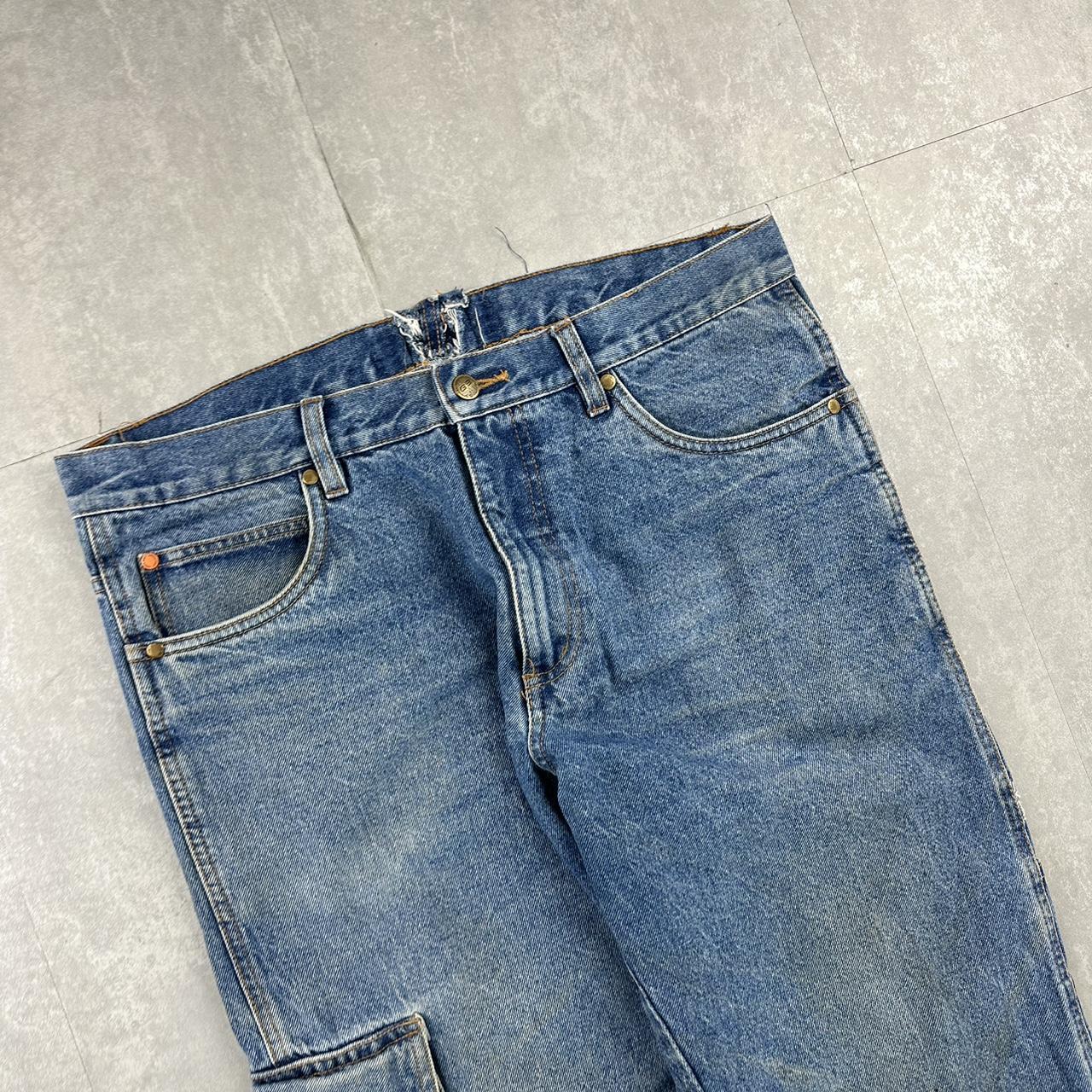 Japanese style 2000s spellout carpenter fit skate jeans