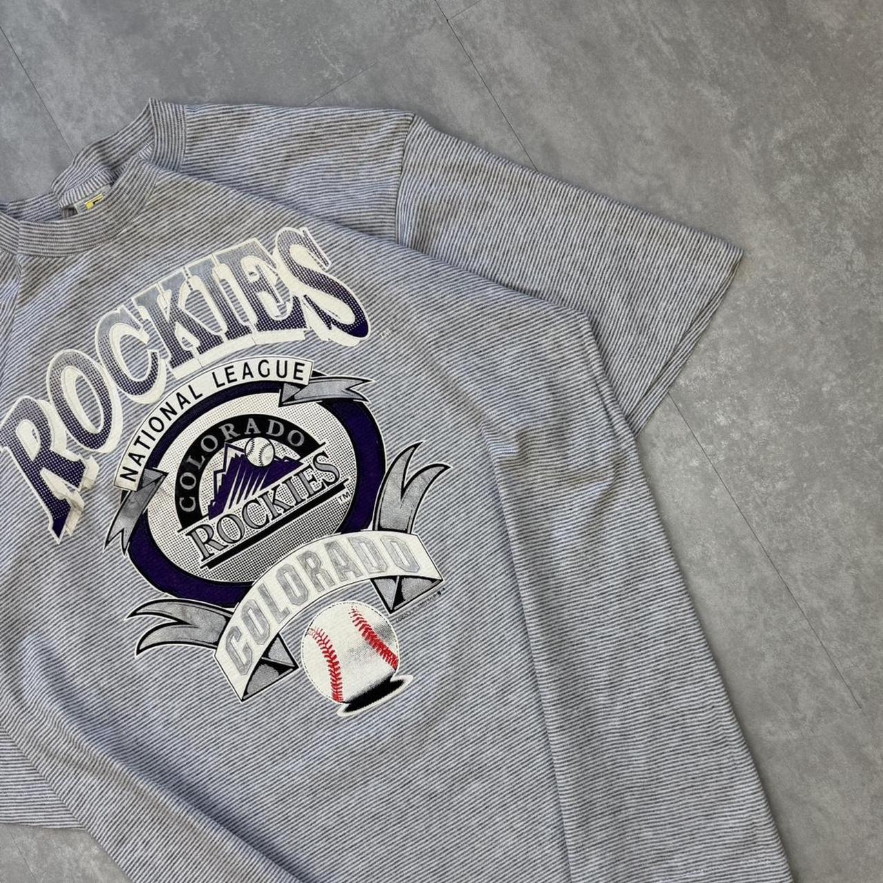 2000s/90s single stitch Colorado rockies baseball y2k T shirt