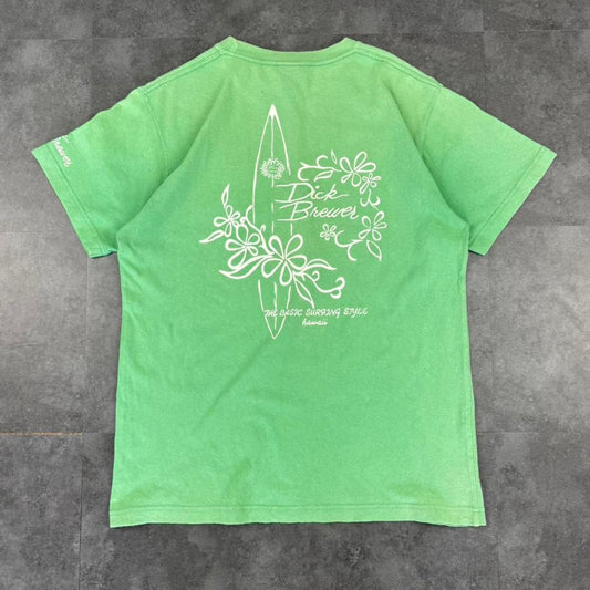 Dick brewes north shore 2000s Print graphic logo surf T shirt