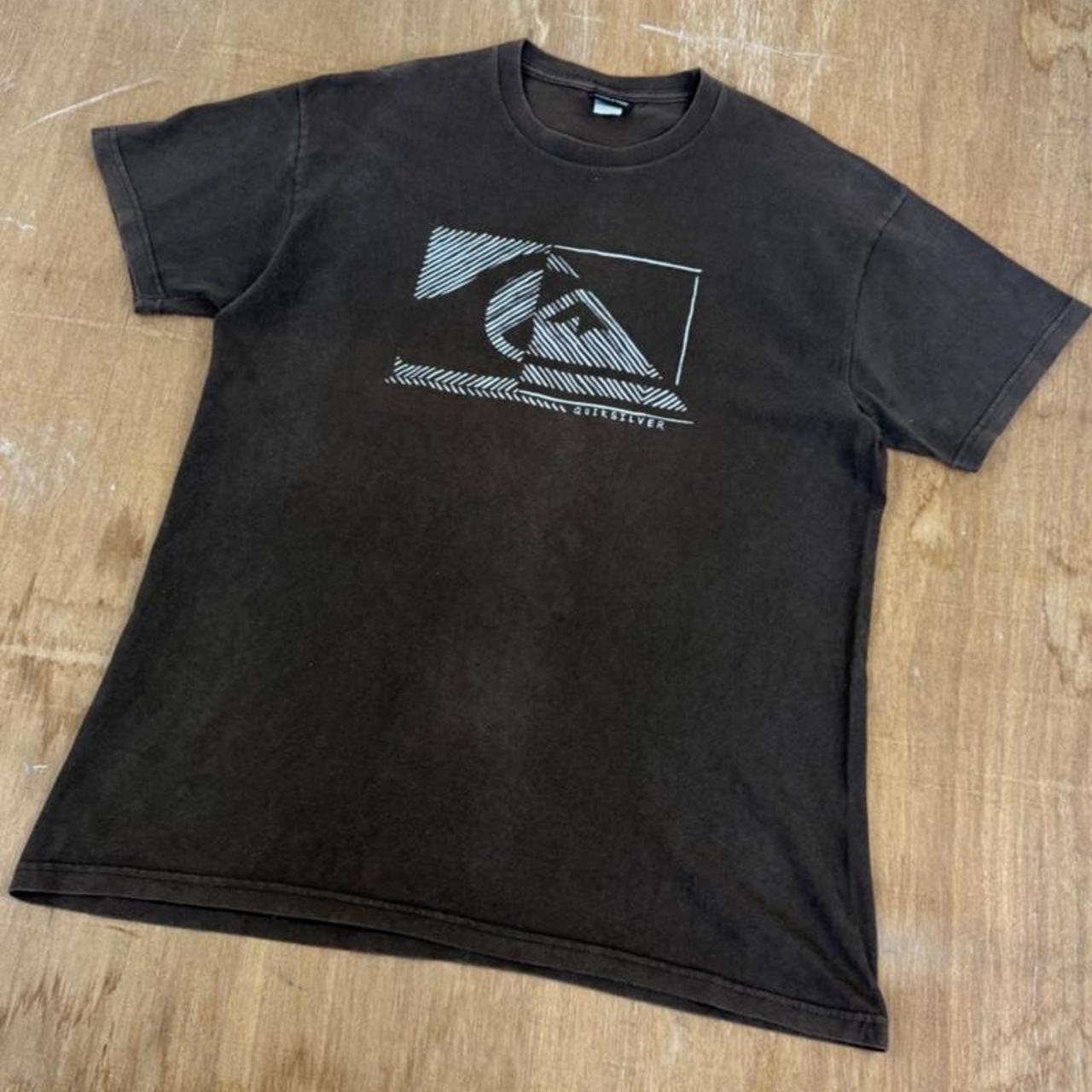 Quiksilver Surfwear brown Y2K T-Shirt