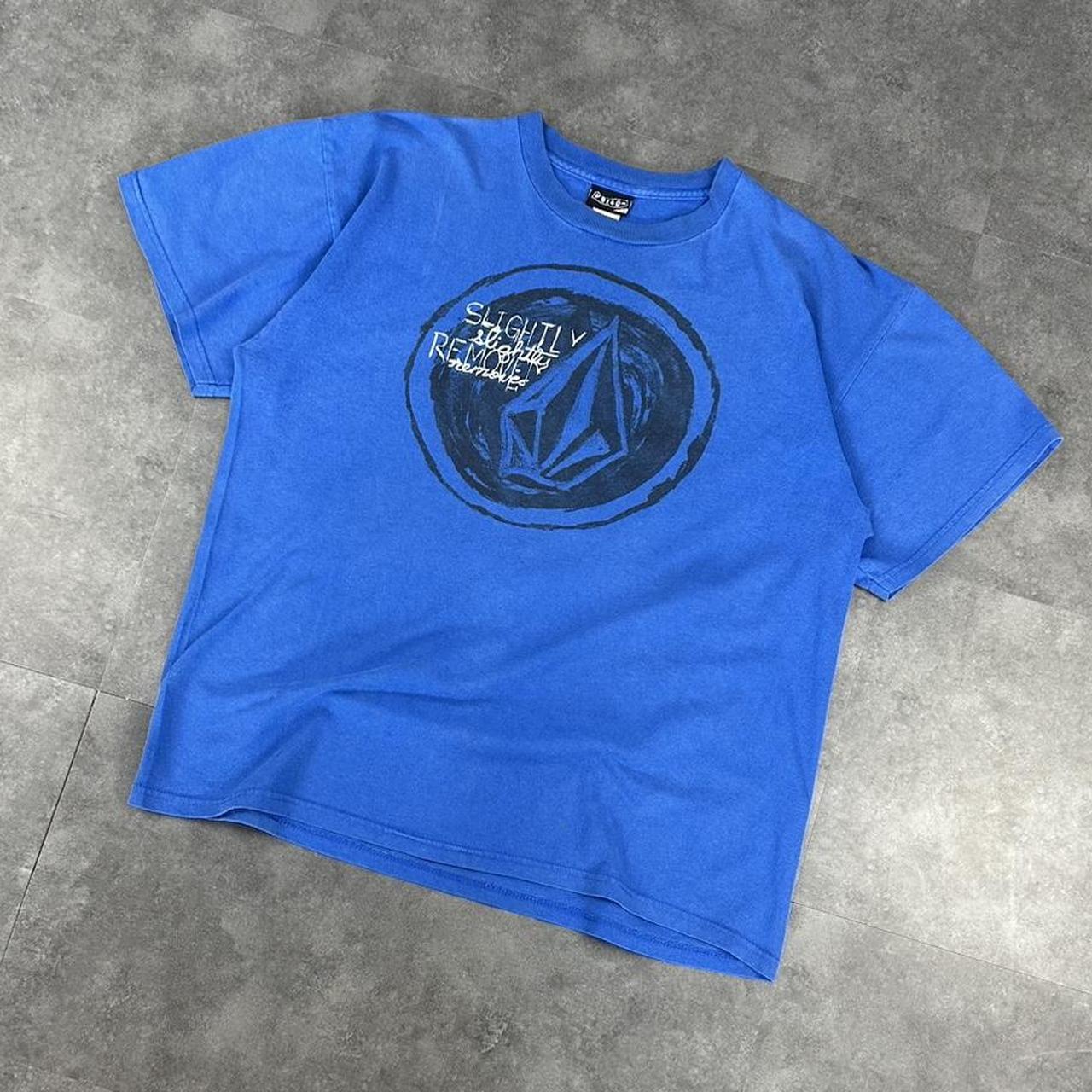 Volcom T 2000s Y2K logo print design