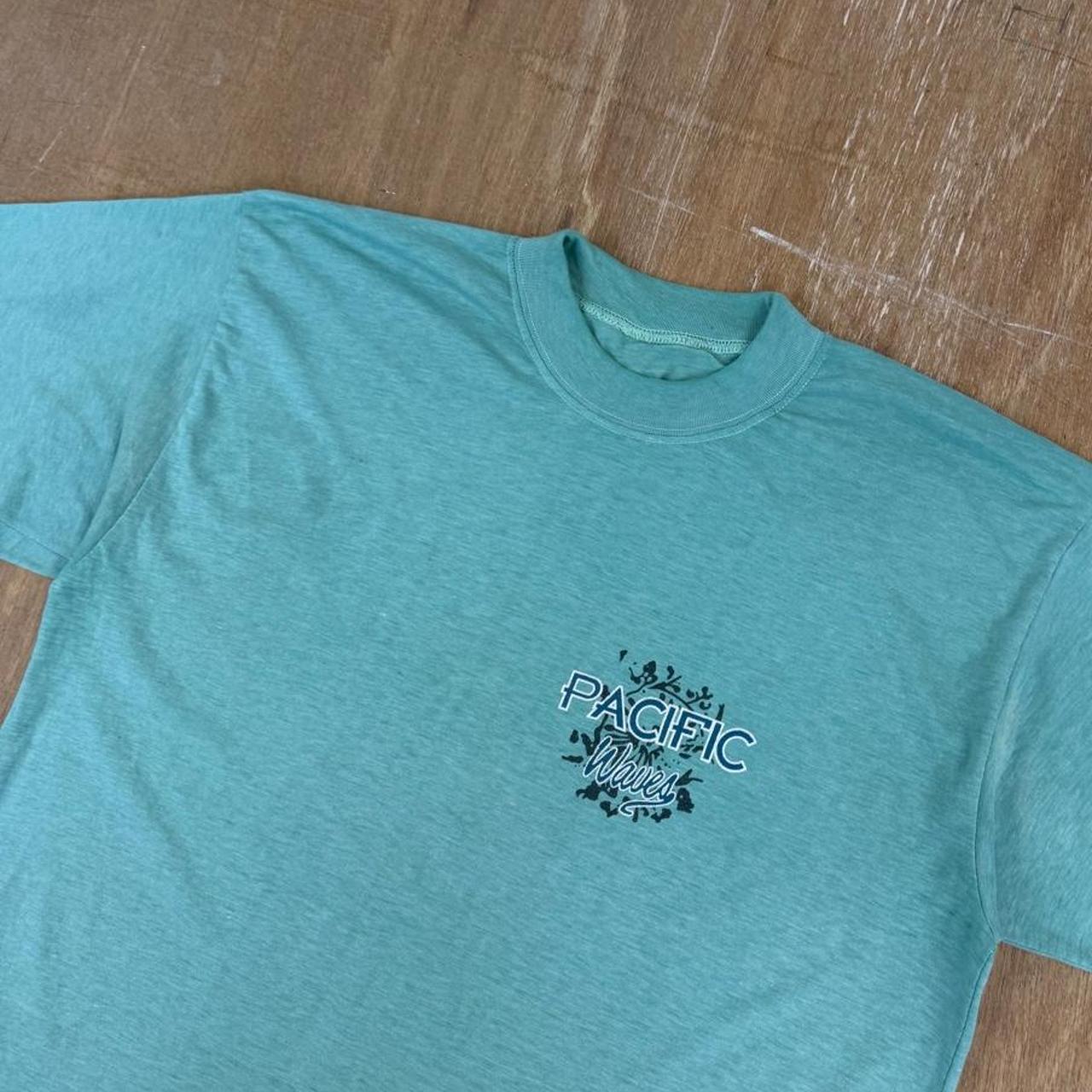 Pacific Wave Surfwear mint green Y2K T-Shirt