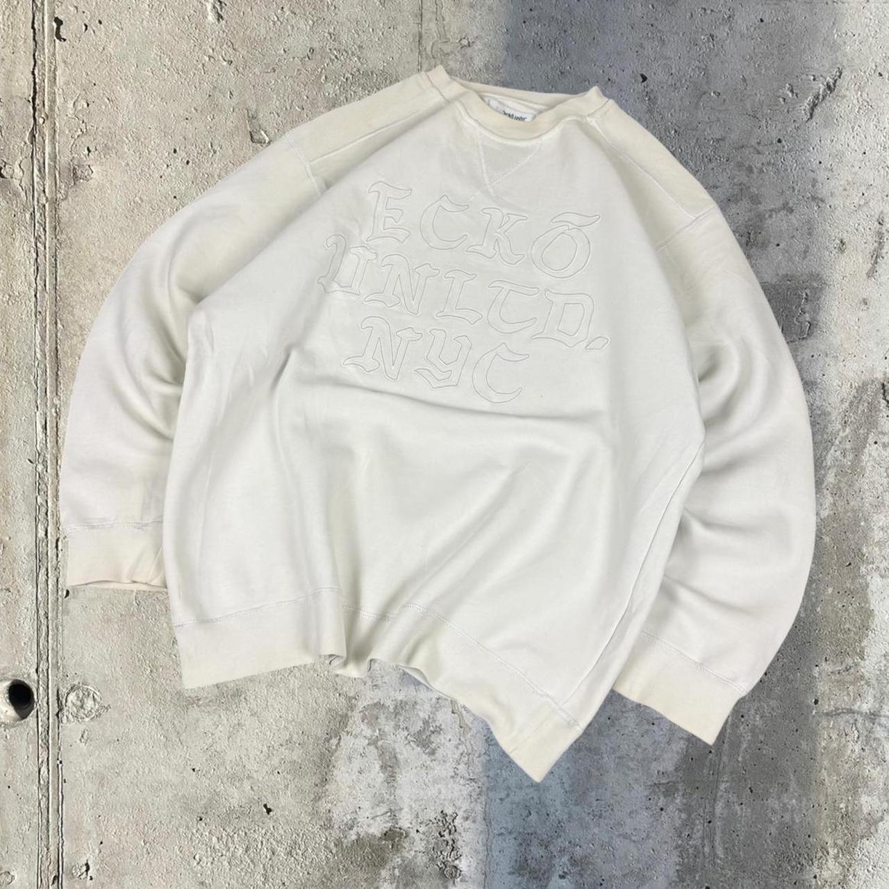 Ecko unltd NYC Vintage Y2K Hiphop 2000s grunge old English sweatshirt