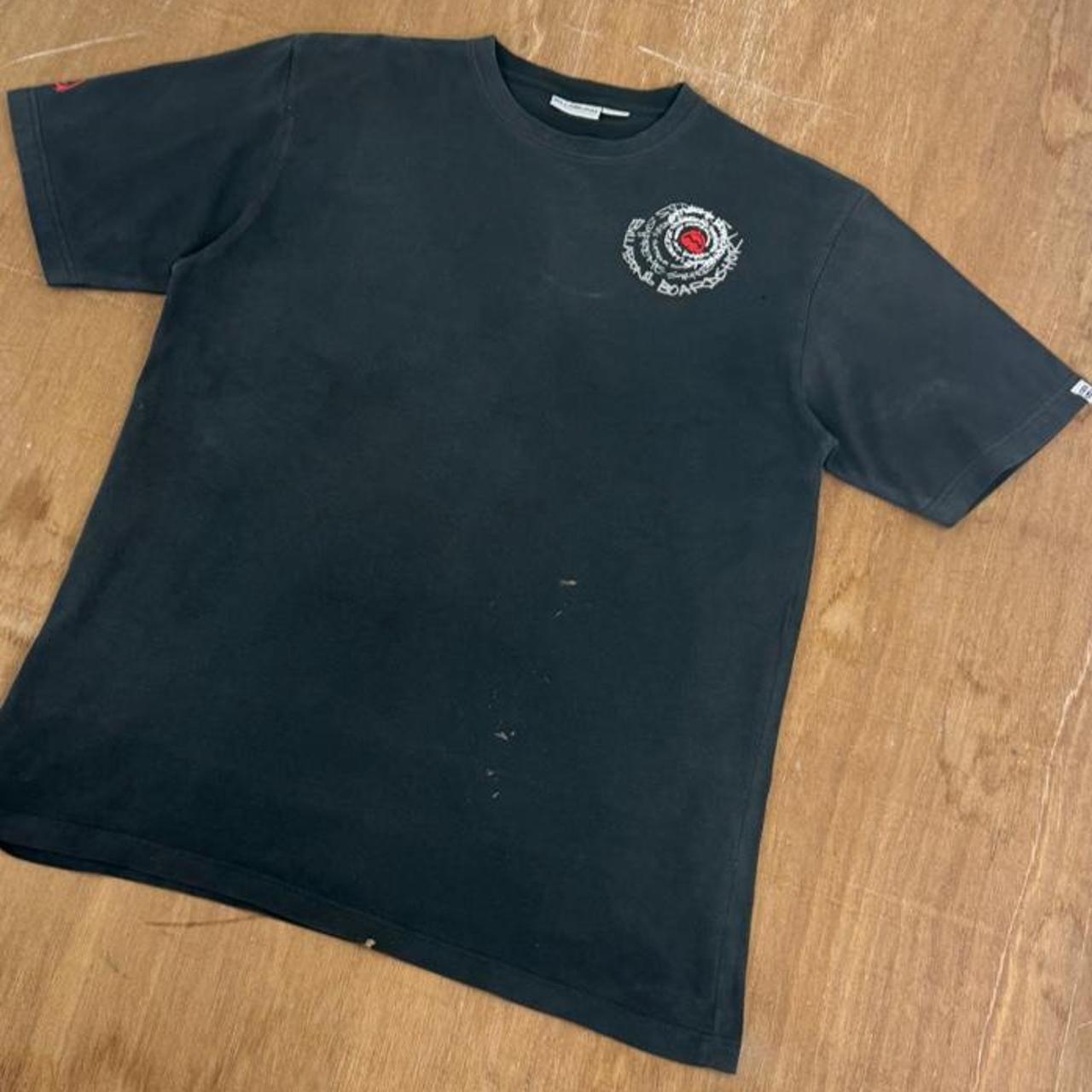 Billabong Surfwear black and white Y2K T-Shirt