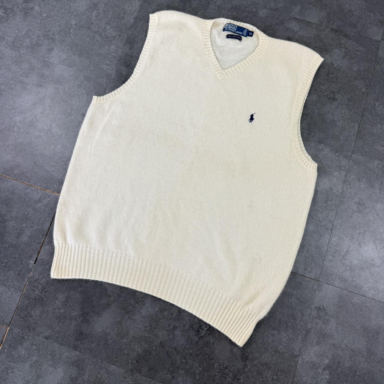 Polo Ralph Lauren 90s lambs wool V-neck knit vest