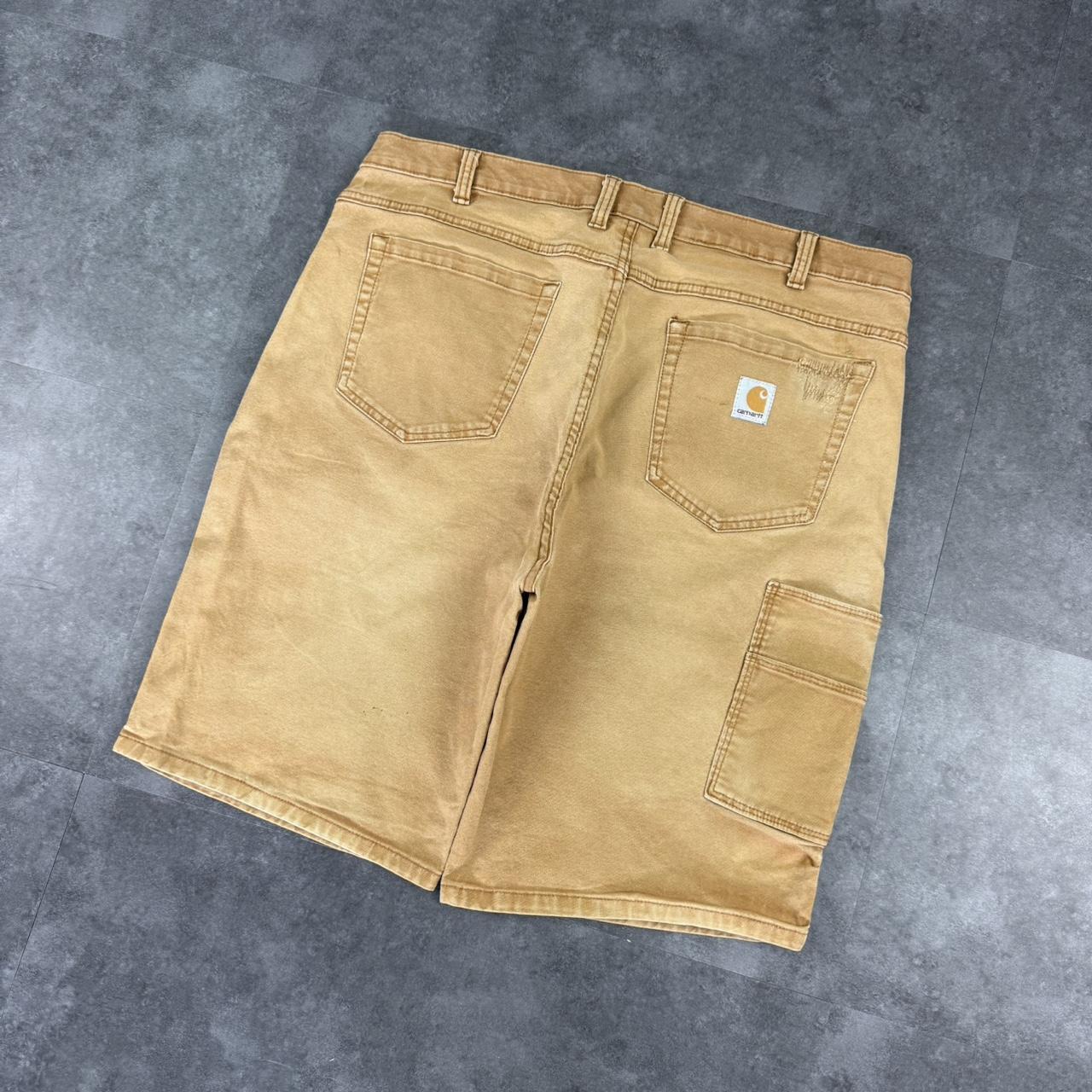 Carhartt 2000s dungaree workwear comfort fit cargo shorts