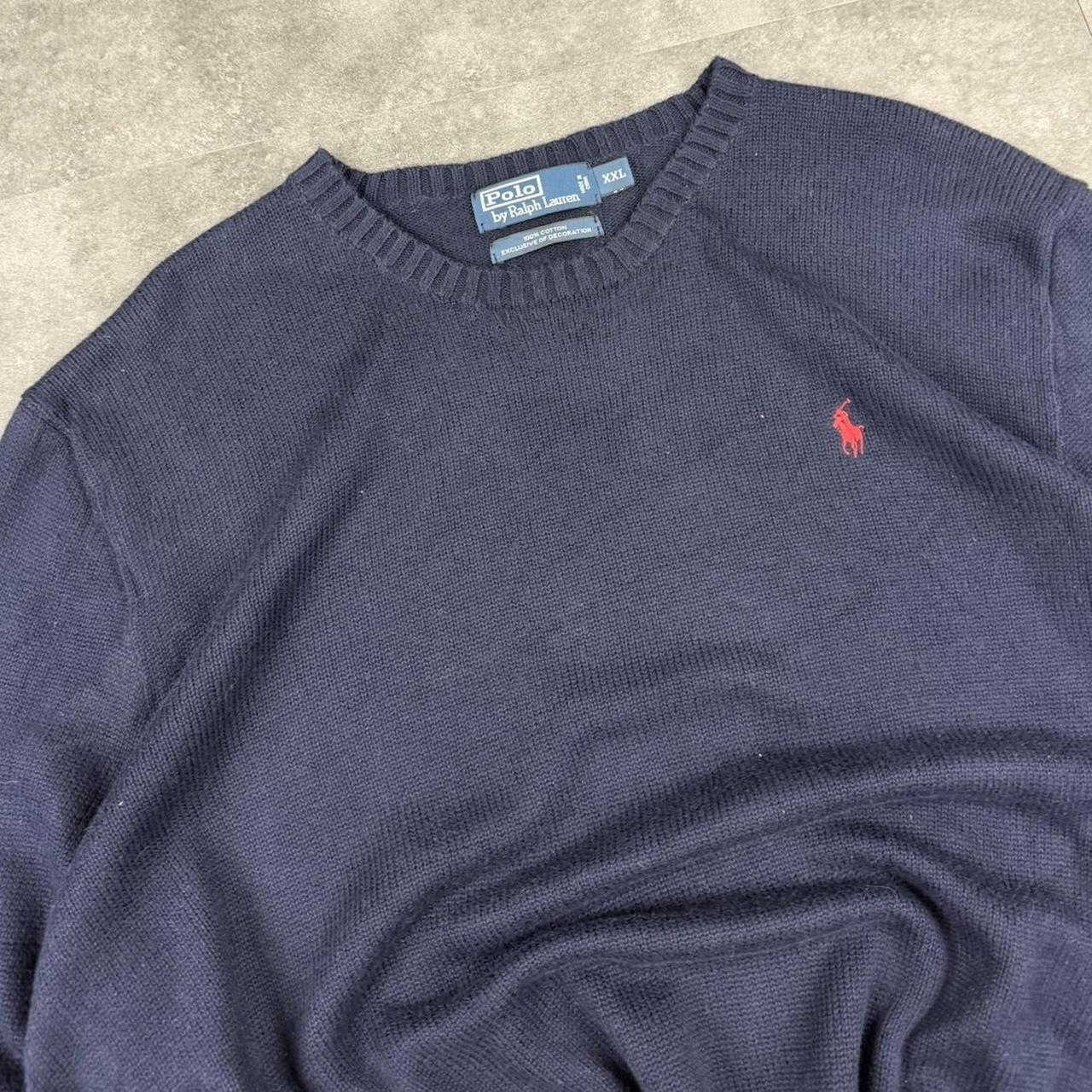 Polo Ralph Lauren 90s super chunky knit heavyweight fisherman’s jumper