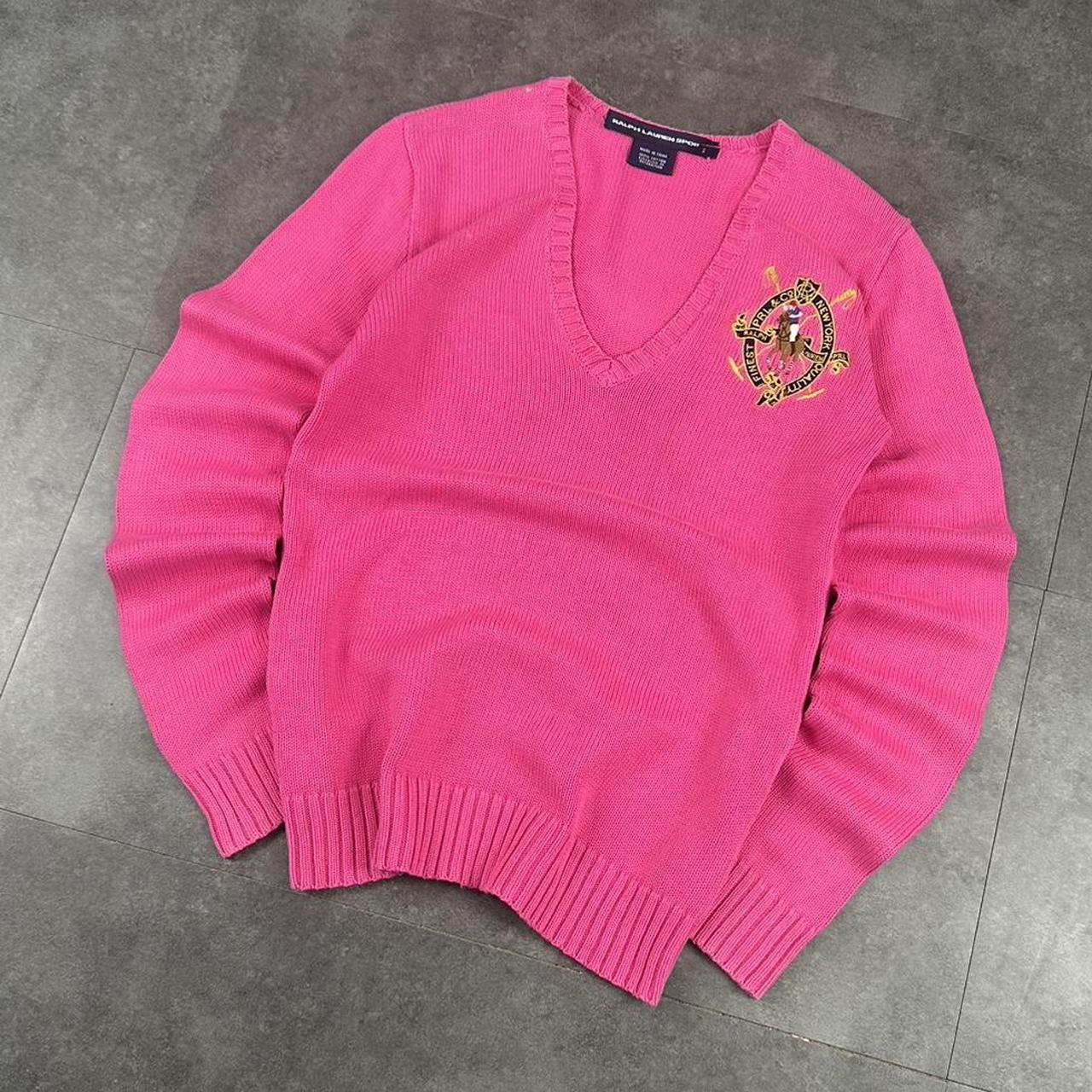 Polo Ralph Lauren PRL & co 90s cotton V neck Jumper