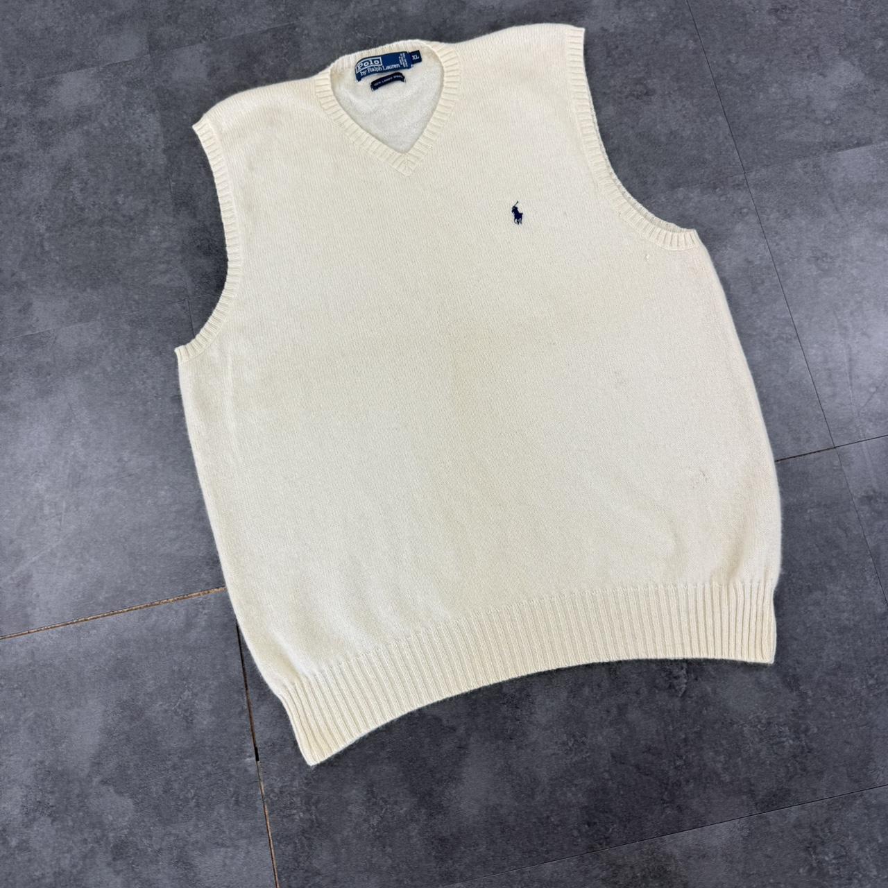 Polo Ralph Lauren 90s lambs wool V-neck knit vest