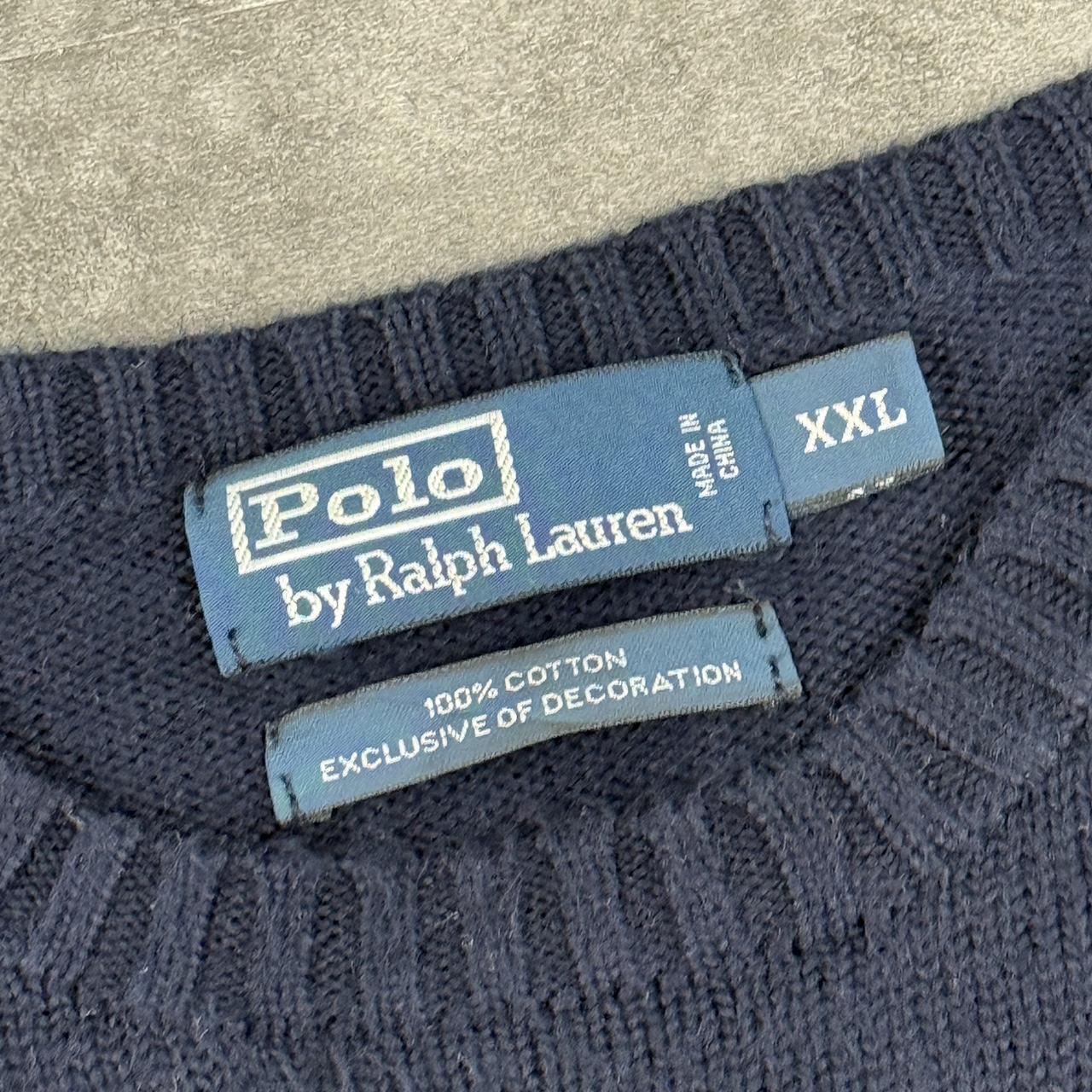 Polo Ralph Lauren 90s super chunky knit heavyweight fisherman’s jumper