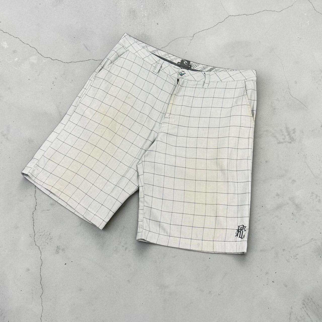 Rip Curl Vintage Y2K Surfwear check board shorts cargo shorts