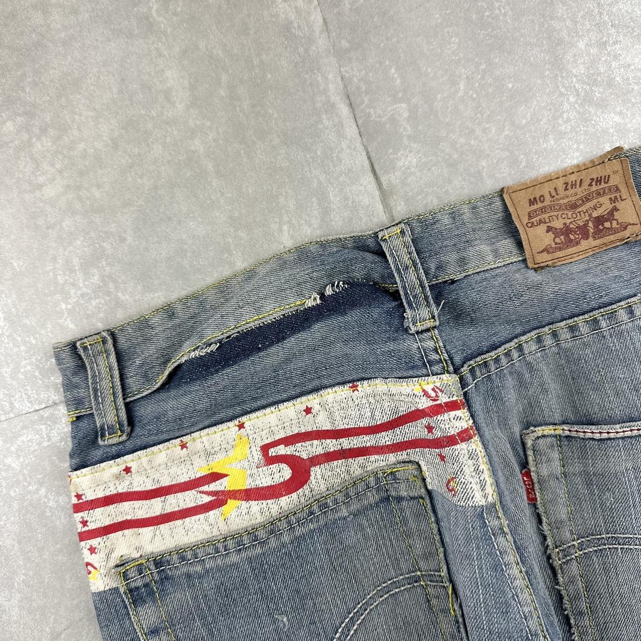 GRJ Denim jeans 2000s spellout carpenter skate jeans