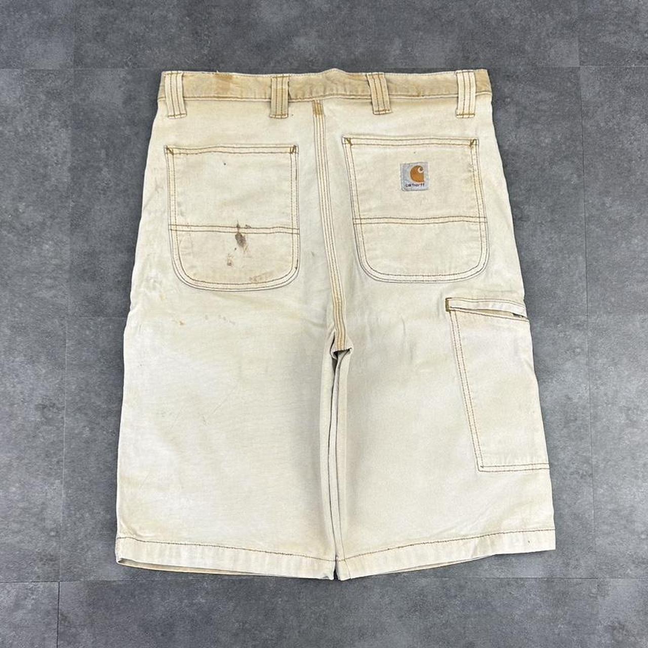 Carhartt 2000s dungaree workwear comfort fit cargo shorts