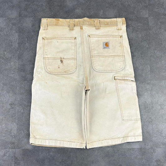 Carhartt 2000s dungaree workwear comfort fit cargo shorts