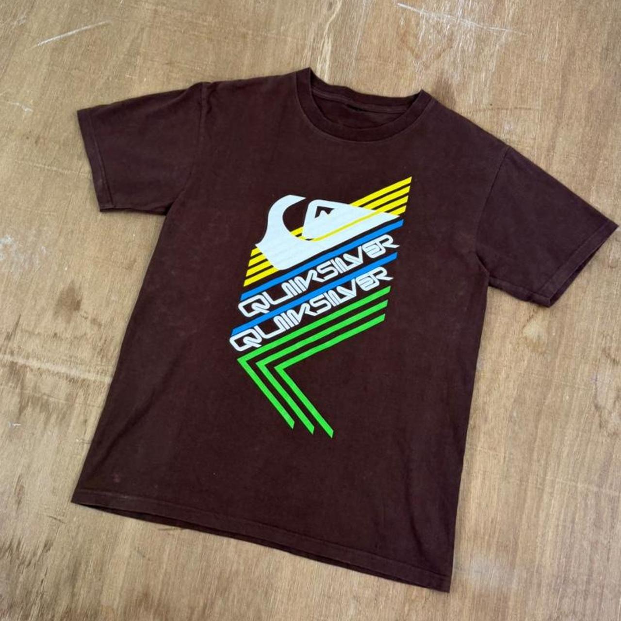 Quiksilver Surfwear brown Y2K T-Shirt