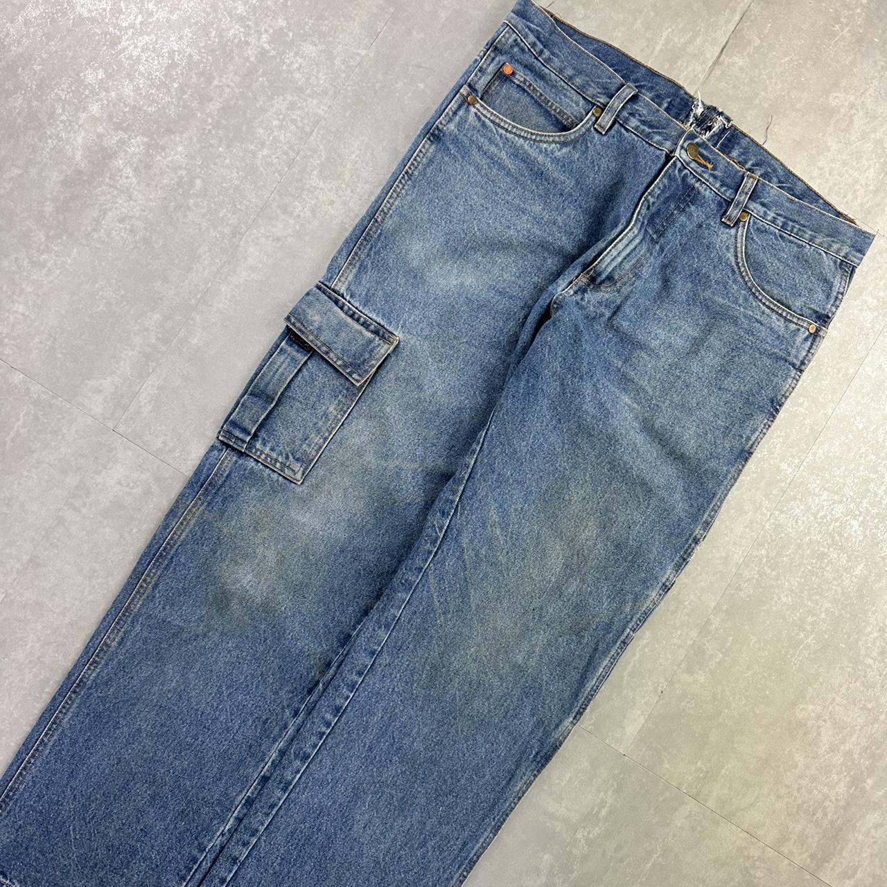 Japanese style 2000s spellout carpenter fit skate jeans