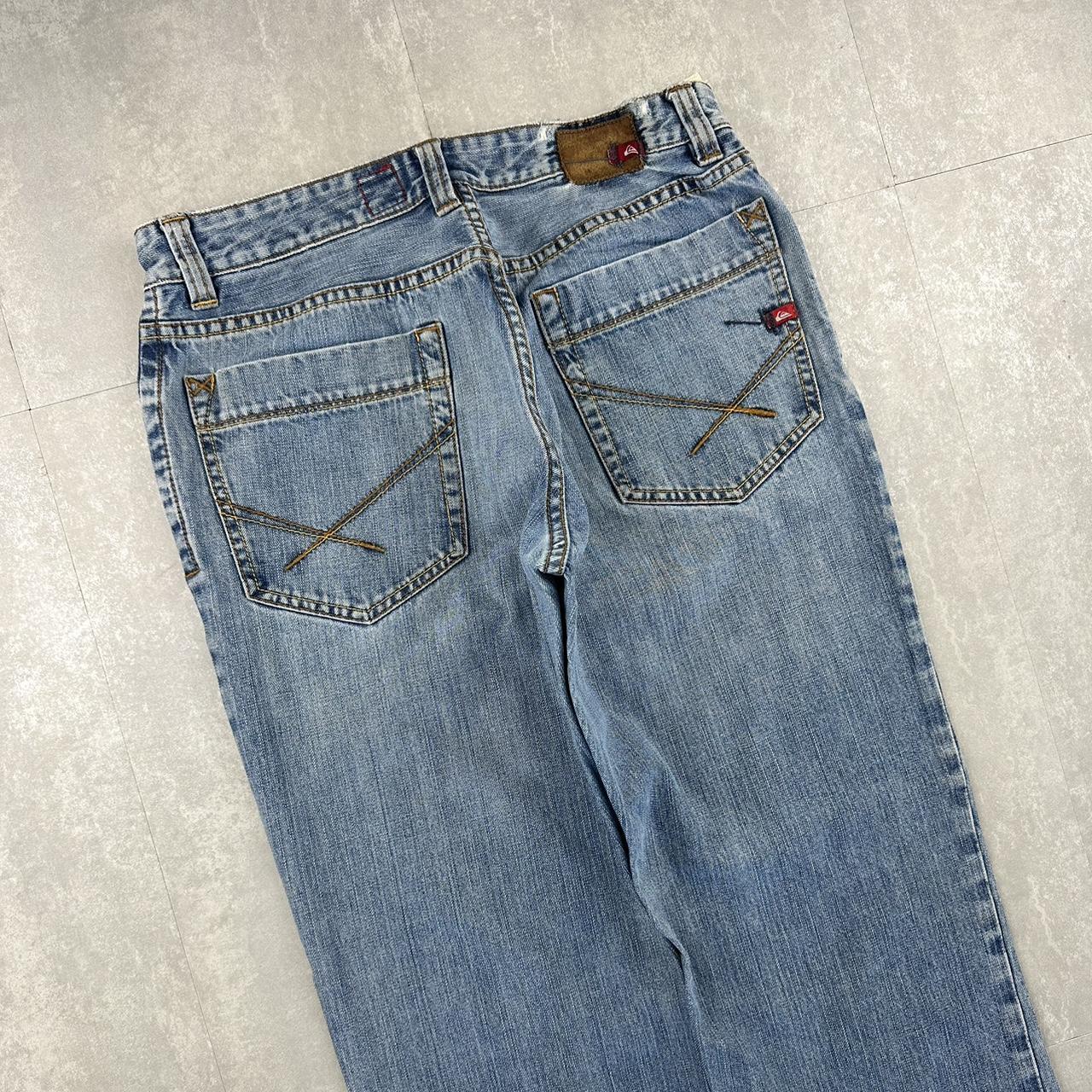 Quiksilver denim jeans 2000s spellout carpenter jeans