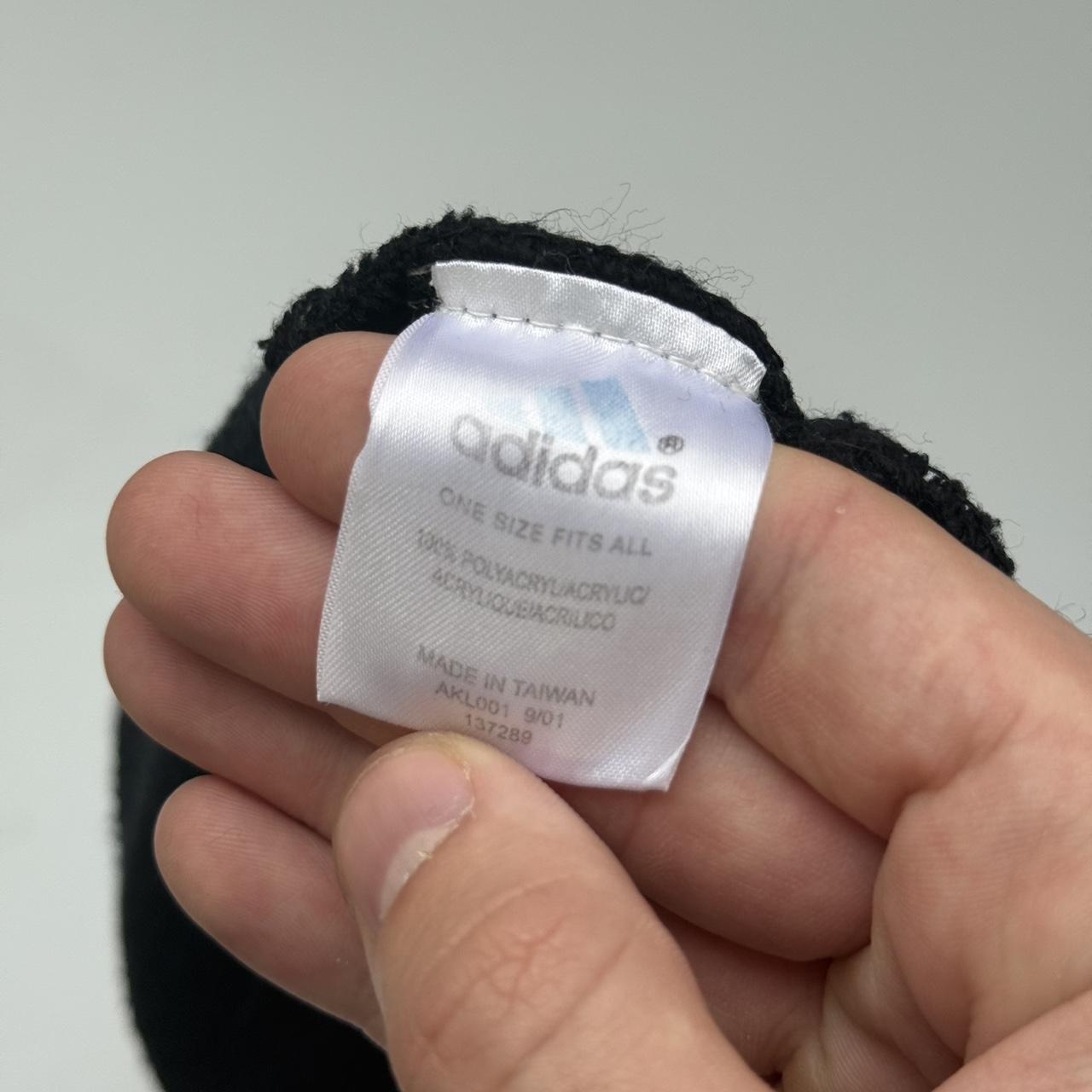 Adidas 2000s vintage football embroidered logo beanie hat