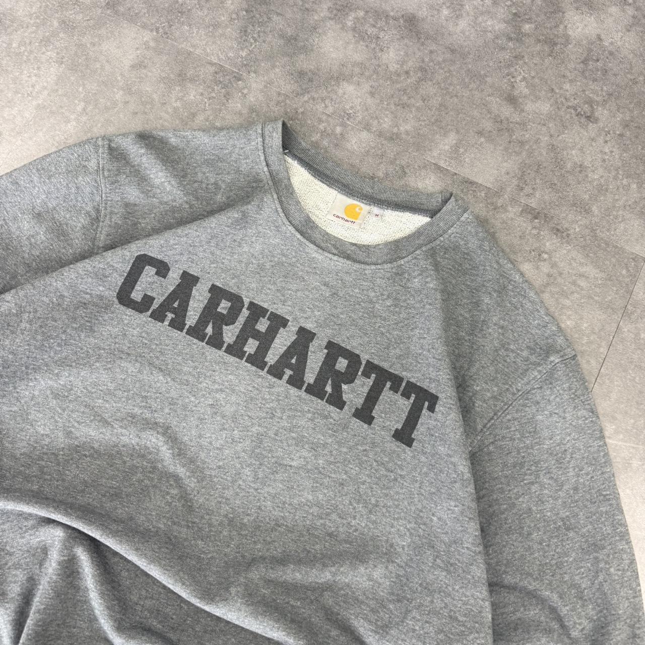carhartt 2000s Walf knit spellout workwear sweatshirt