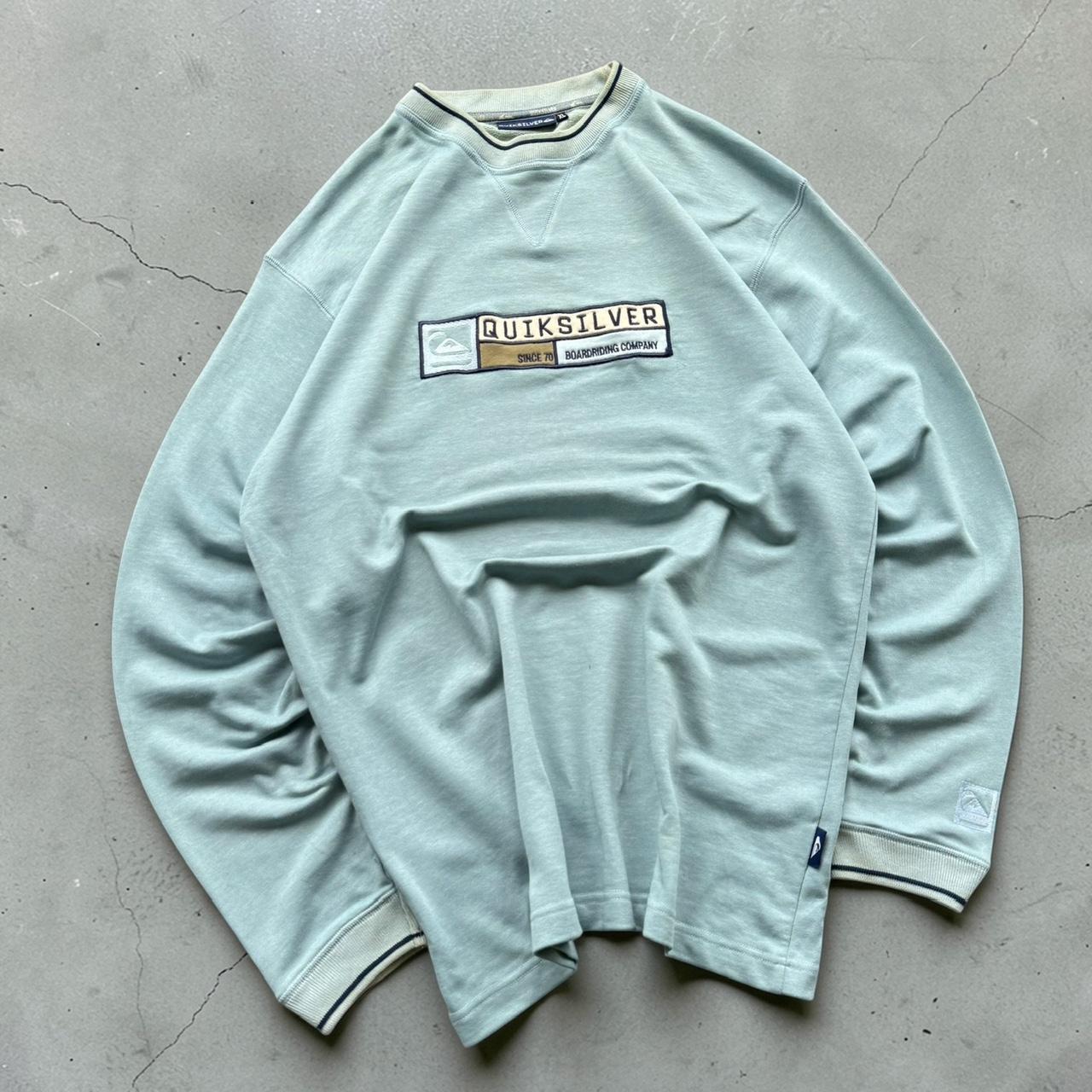 Quiksilver Vintage Y2K Surfwear 2000s spellout sweatshirt