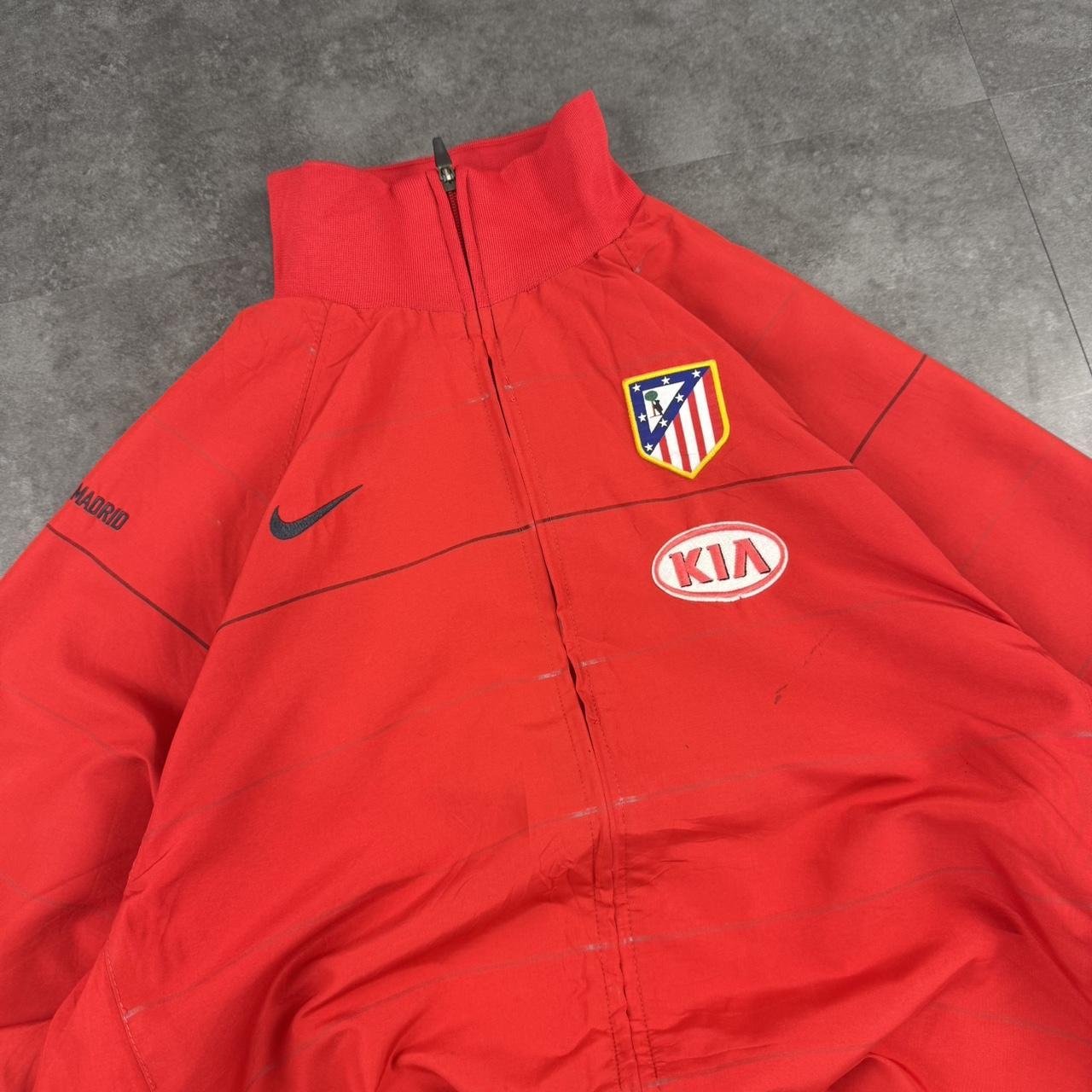 Vintage Nike 2000s athletico Madrid football track jacket