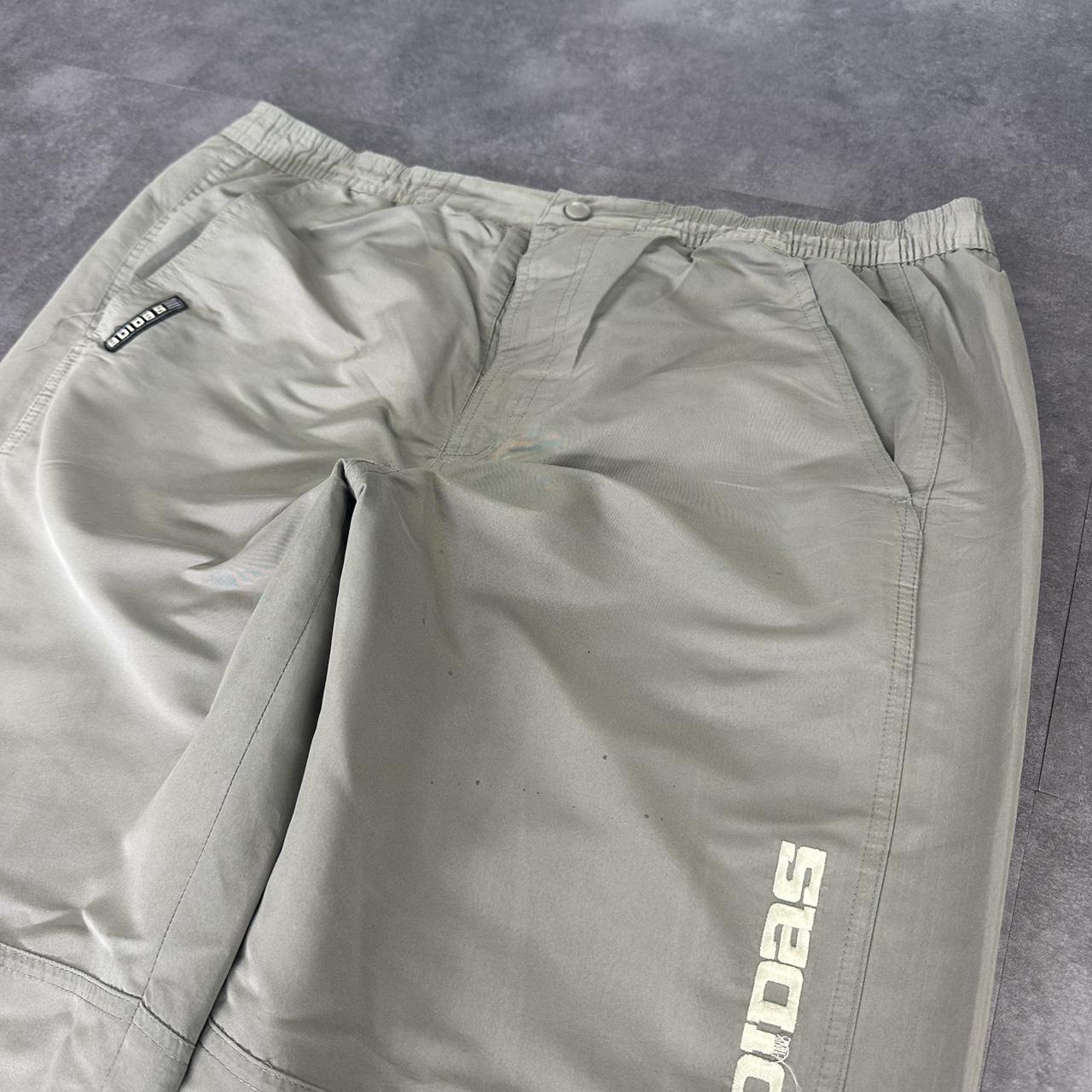 Adidas 2000s baggy vintage sportswear adjustable track pants