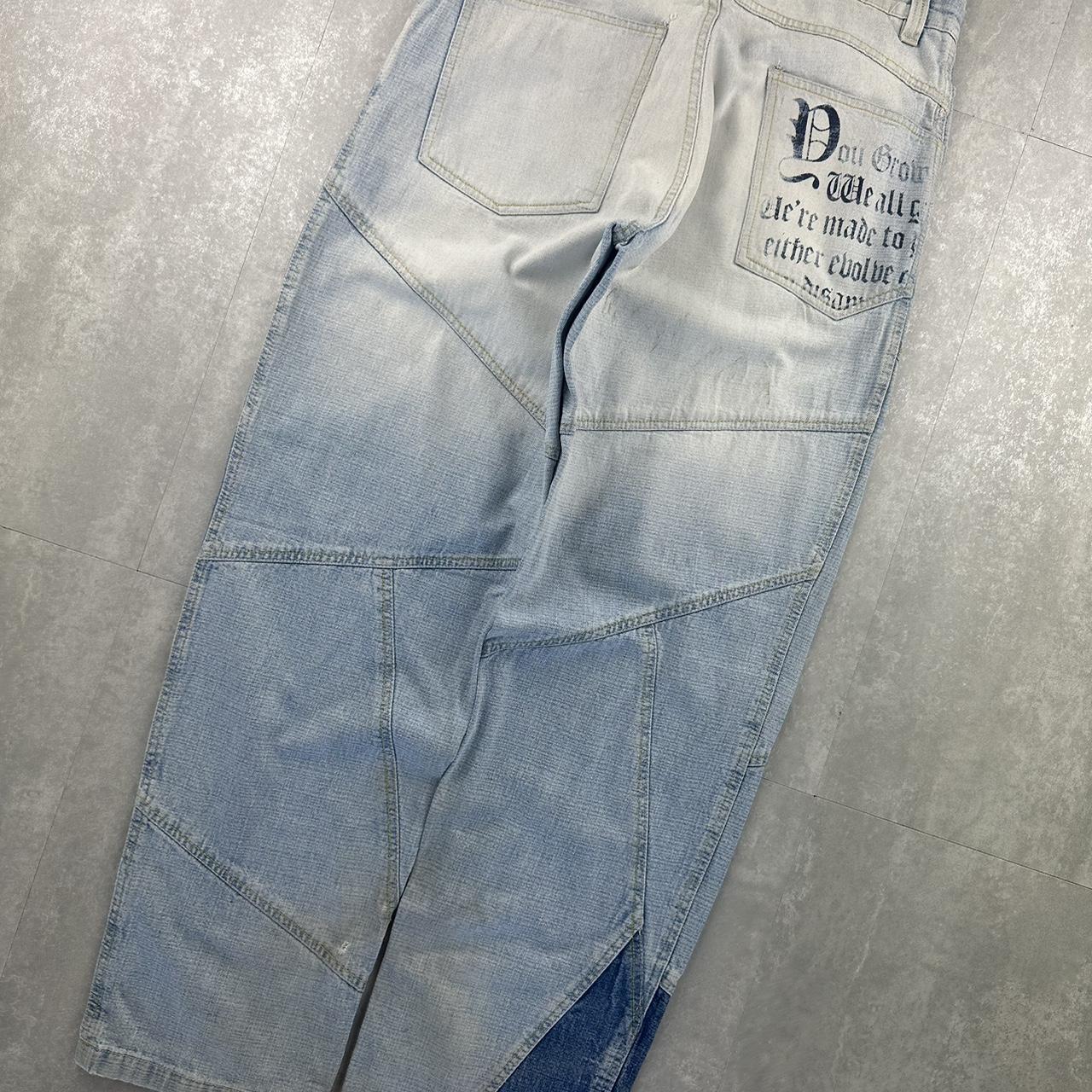 Makaveli Tupac denim jeans 90s/2000s spellout carpenter jeans