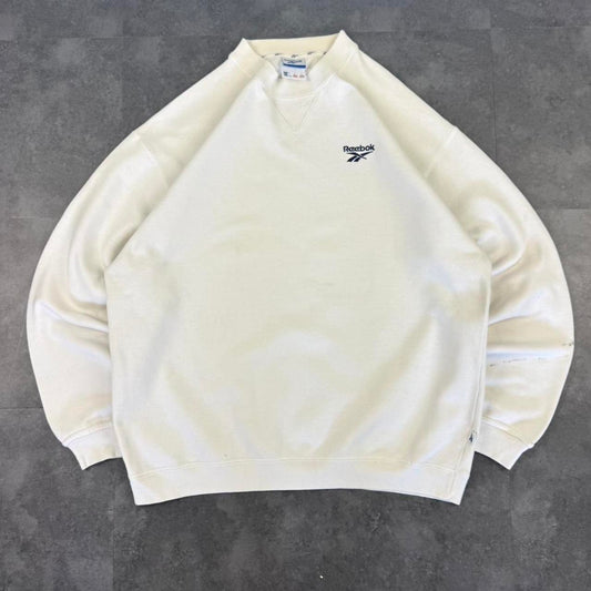 Vintage 2000s Reebok Spellout Mini logo Sweatshirt
