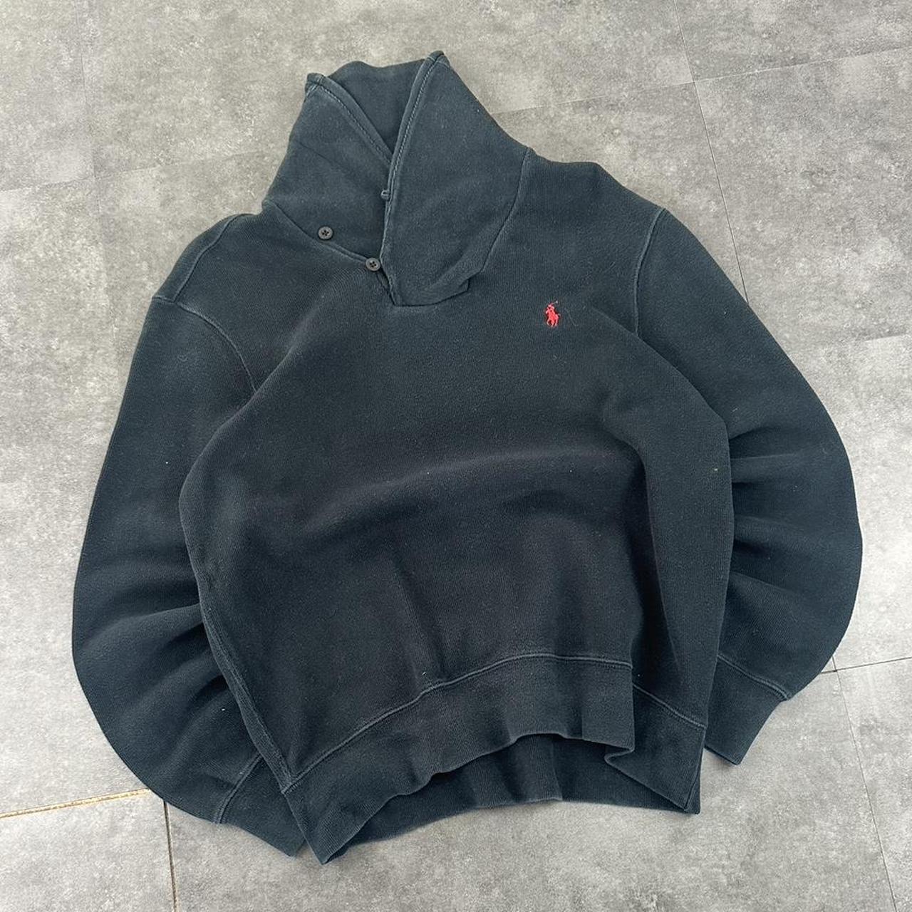 Polo Ralph Lauren 90s chunky knit pullover knit 1/4 zip jumper
