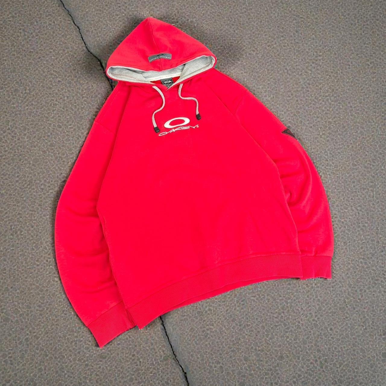 Rare Oakley Software Vintage Y2K Surfwear gorpcore logo boxy hoodie