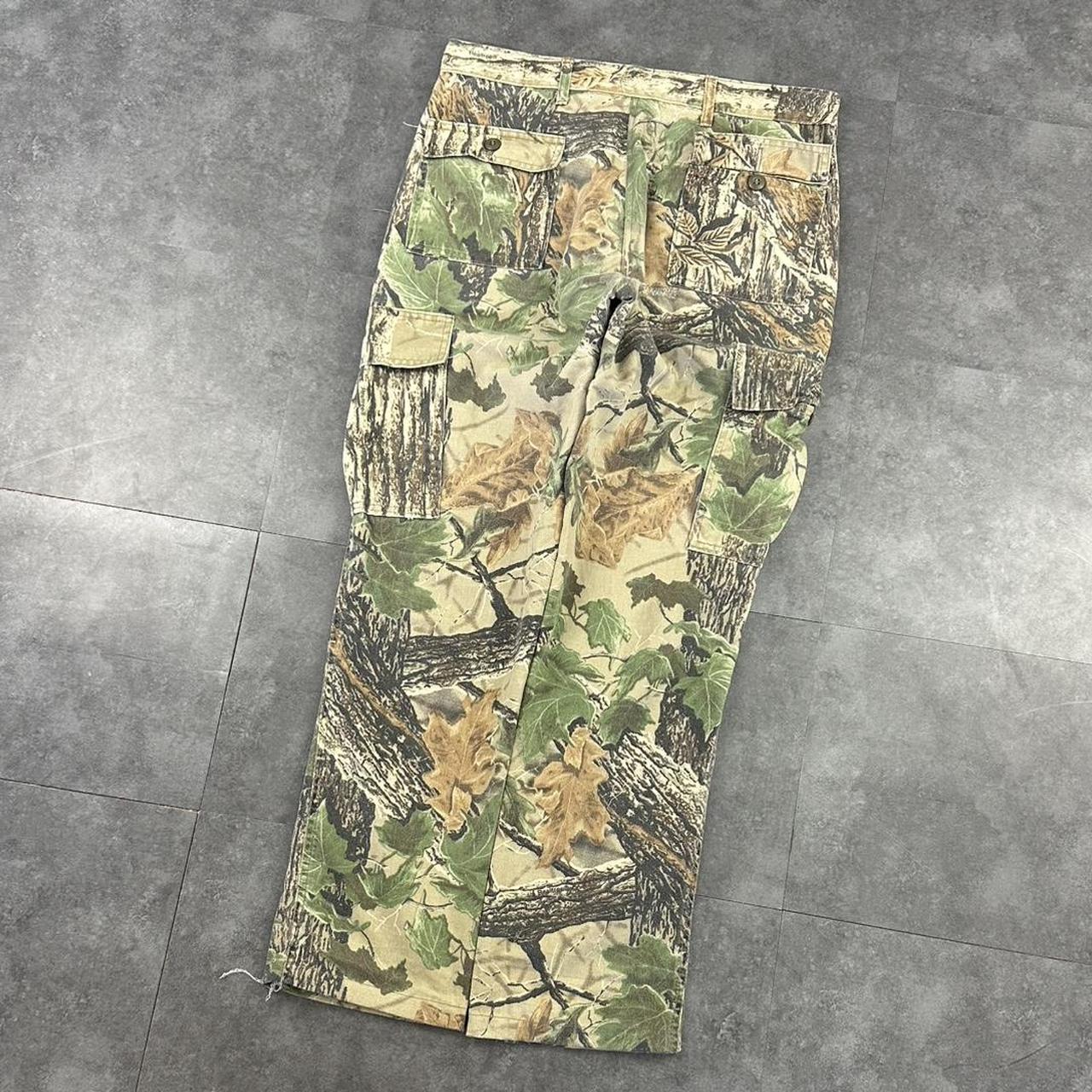 Realtree camo Mossy oak 2000s dungaree workwear cargo trousers