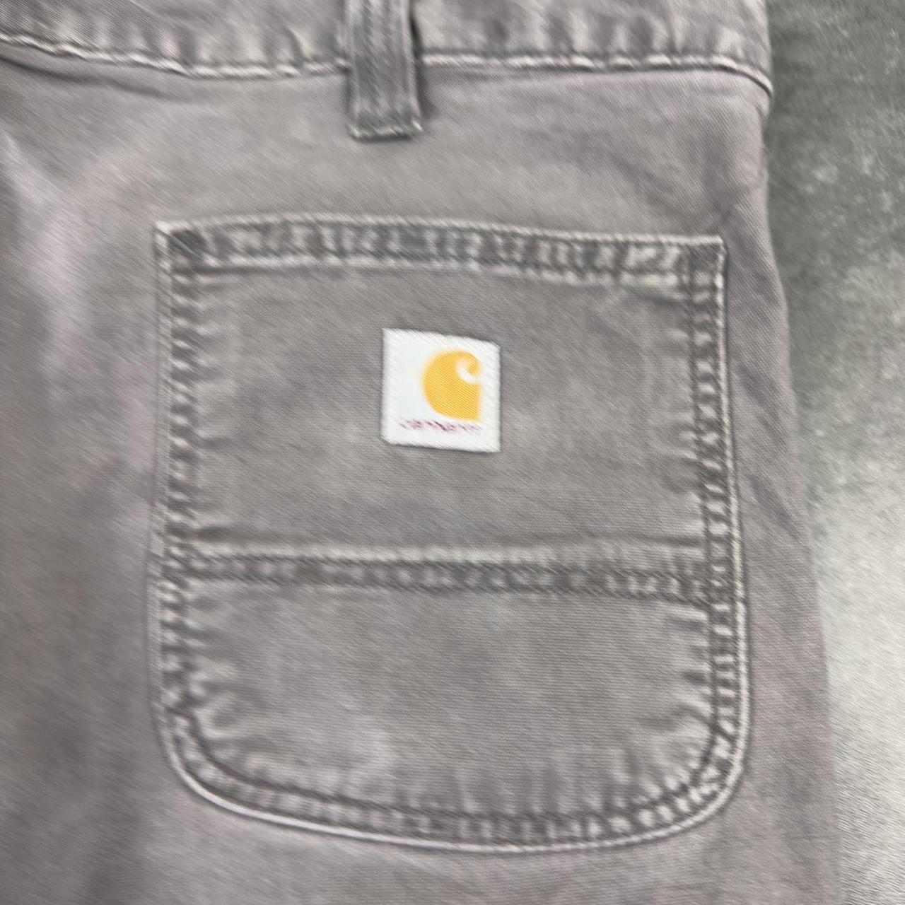 Carhartt 2000s dungaree workwear comfort fit denim cargo trousers