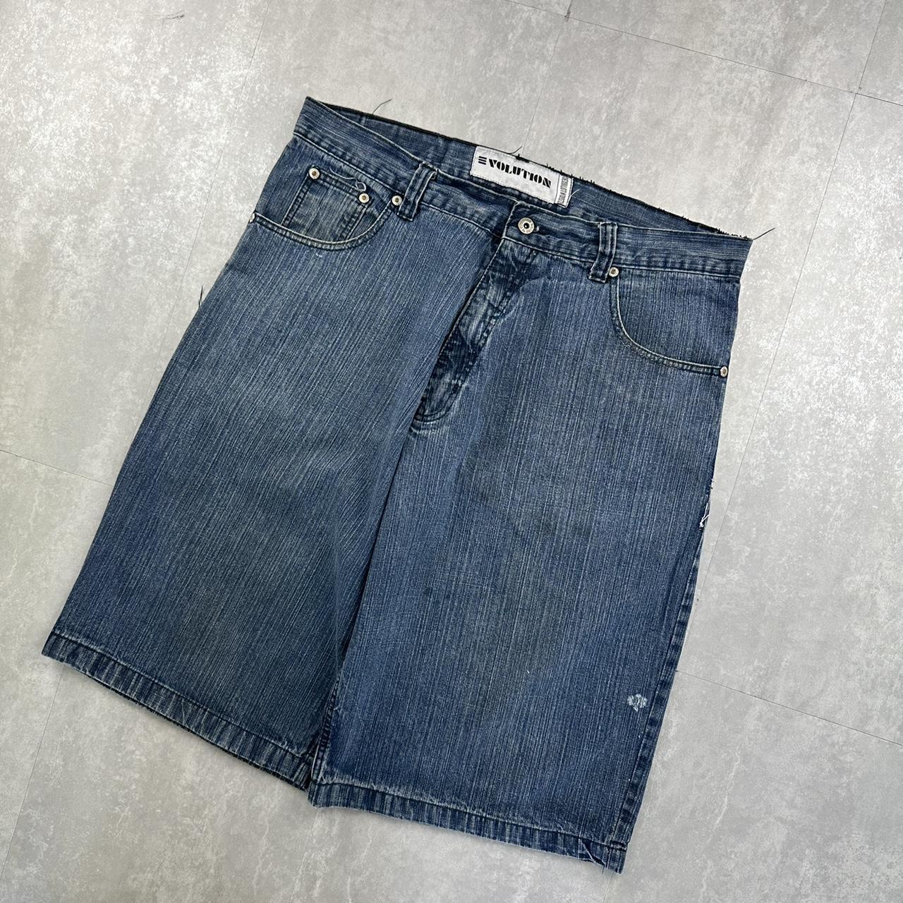 Japanese style 2000s spellout carpenter style skate jorts