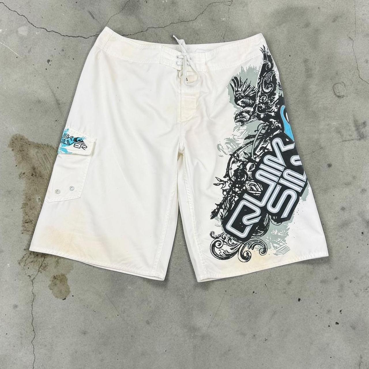 Quiksilver surfer vintage Y2K Surfwear beach swim board shorts