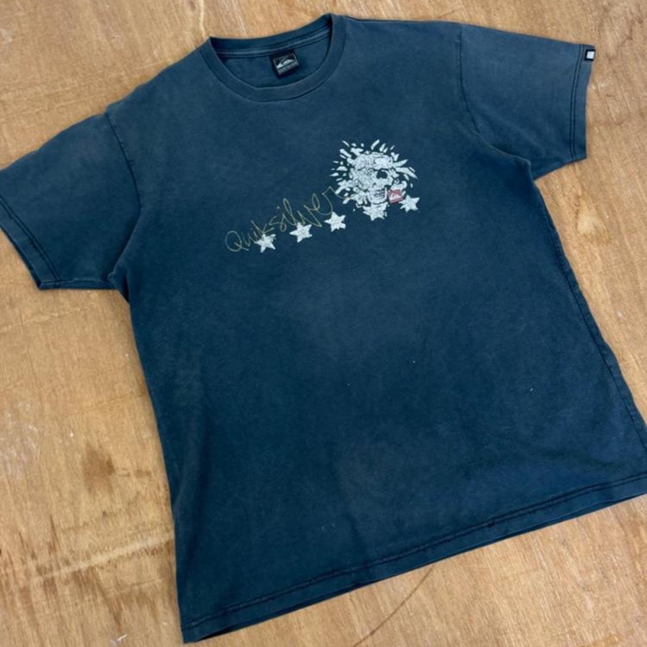 Quiksilver Surfwear navy blue Y2K T-Shirt