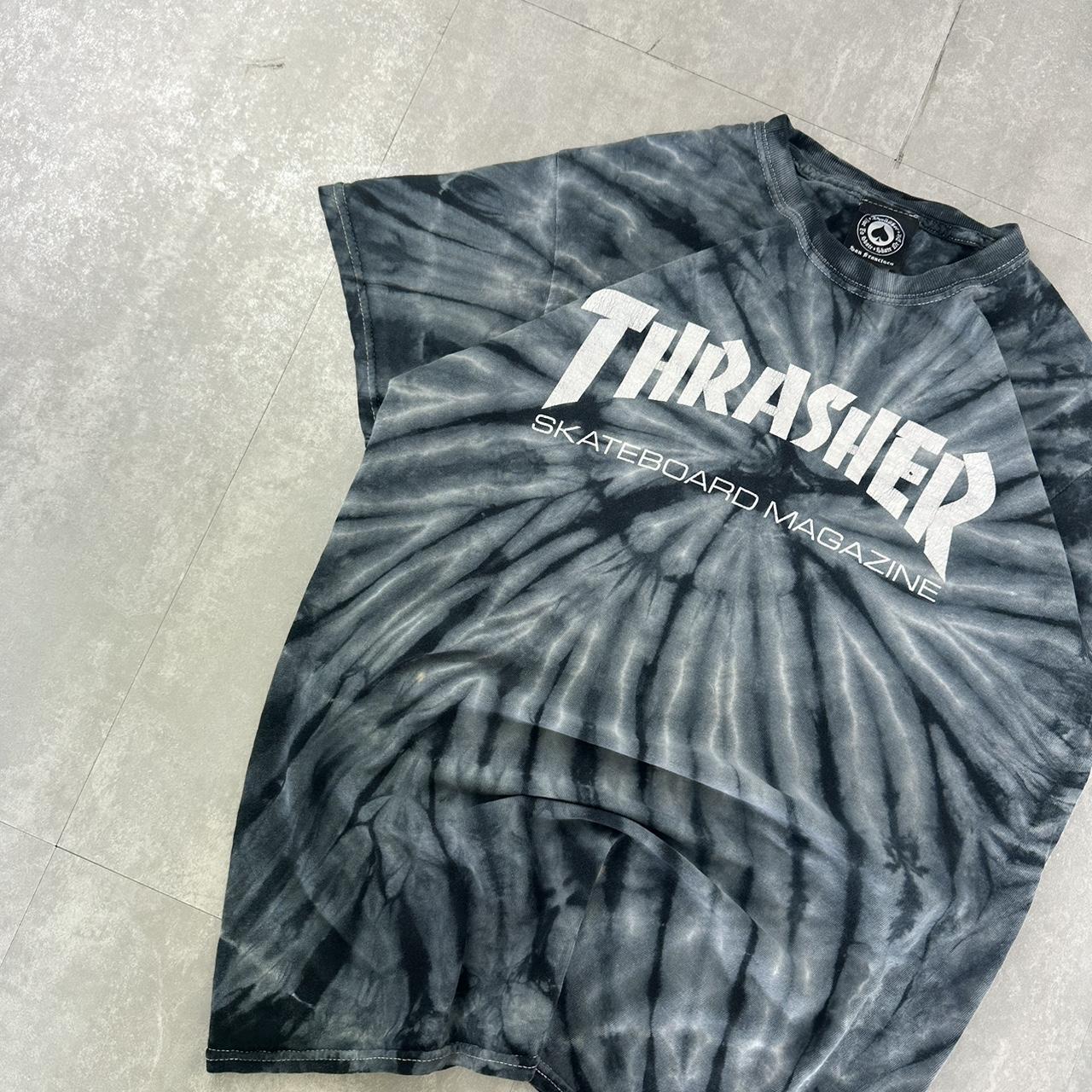 Thrasher 2000s skateboarding T shirt