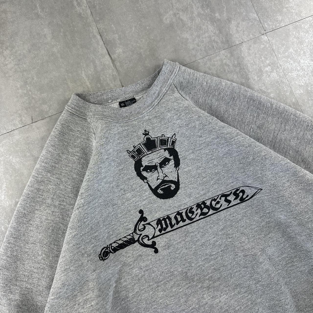 Screen Stars 2000s ‘Macbeth’ spellout sweatshirt