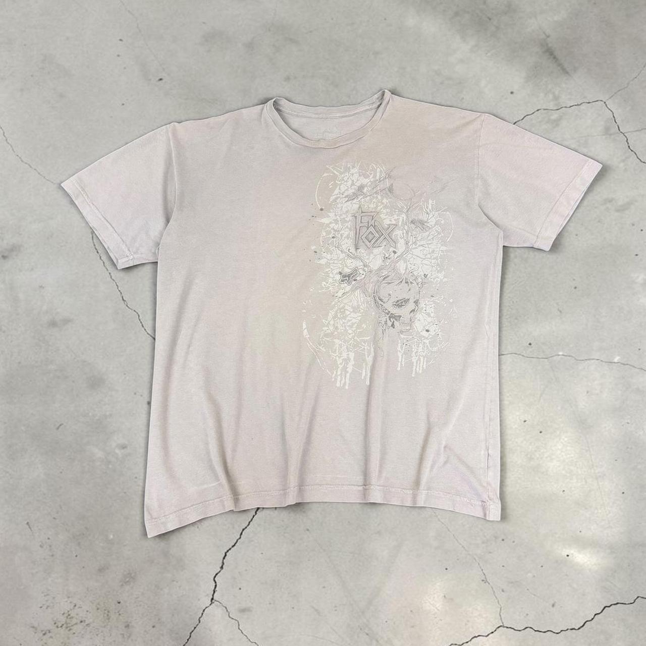 Fox Racing Vintage Y2K grunge hip hop logo T-Shirt