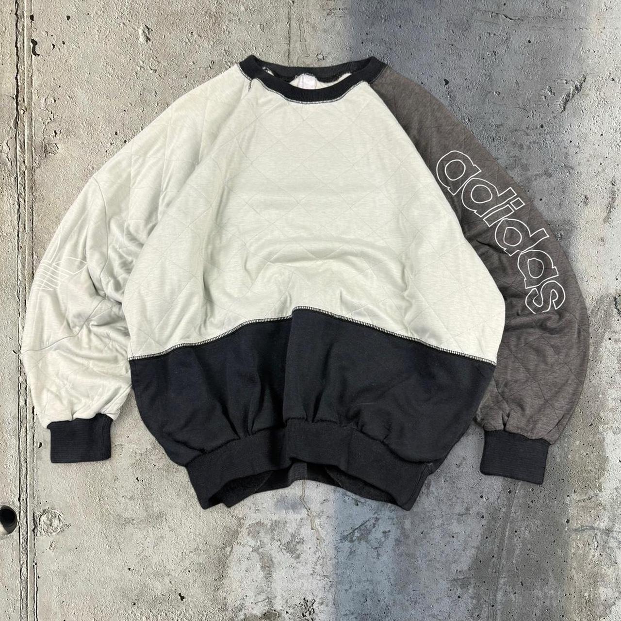 Vintage adidas ventex 90s German sportwear big Logo print sweatshirt
